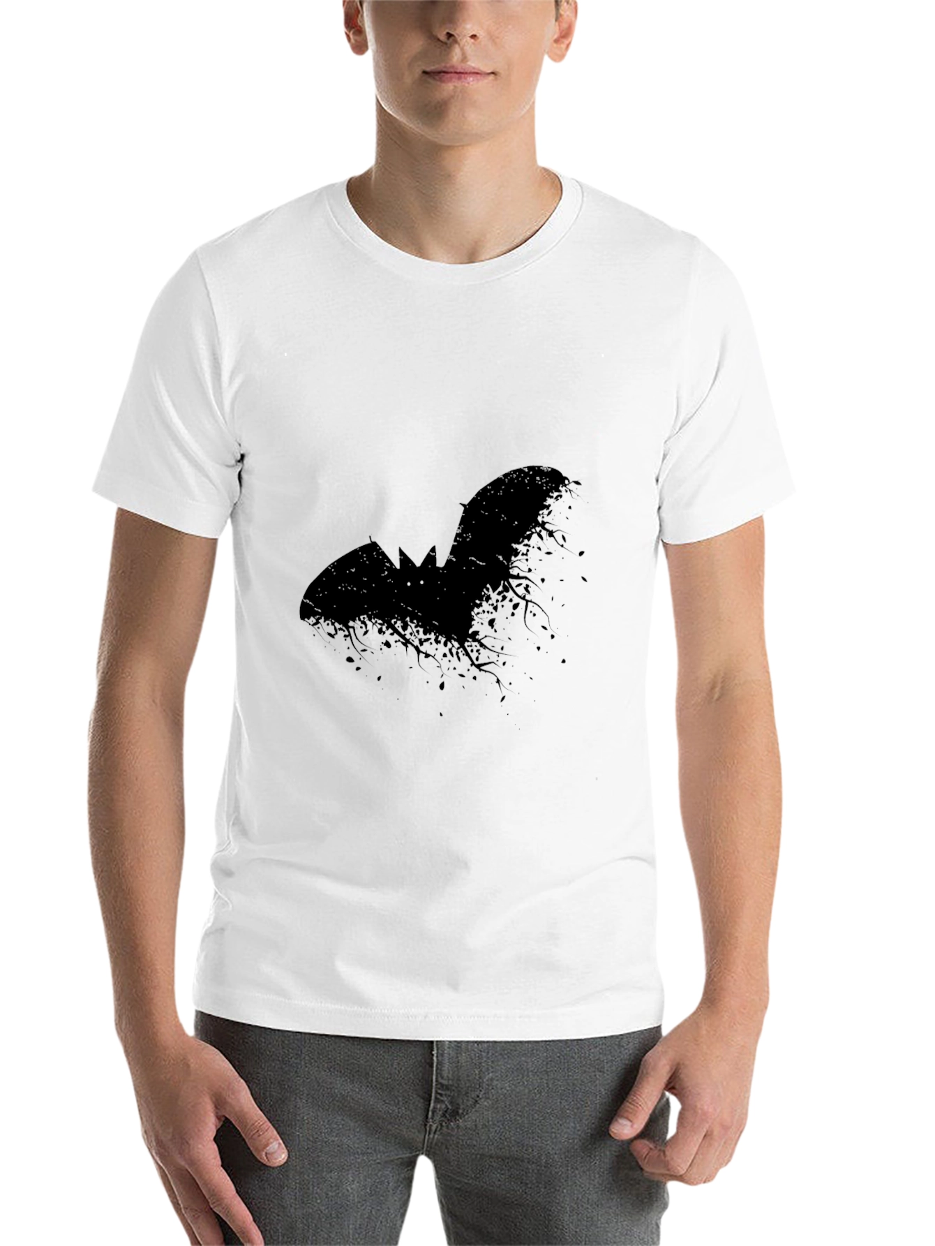 Black Black Bat Graphic T-Shirt view 14