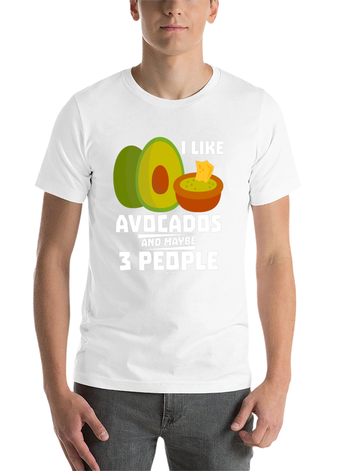 Black Avocados and Maybe 3 People T-Shirt Funny Graphic Tee view 14