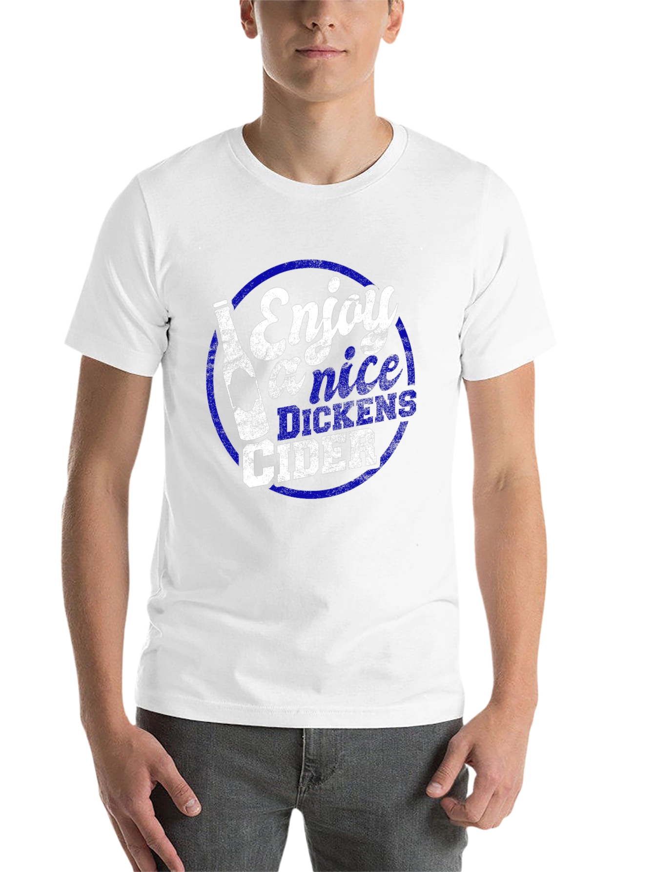 Black Enjoy Dickens Cider Graphic T-Shirt view 14