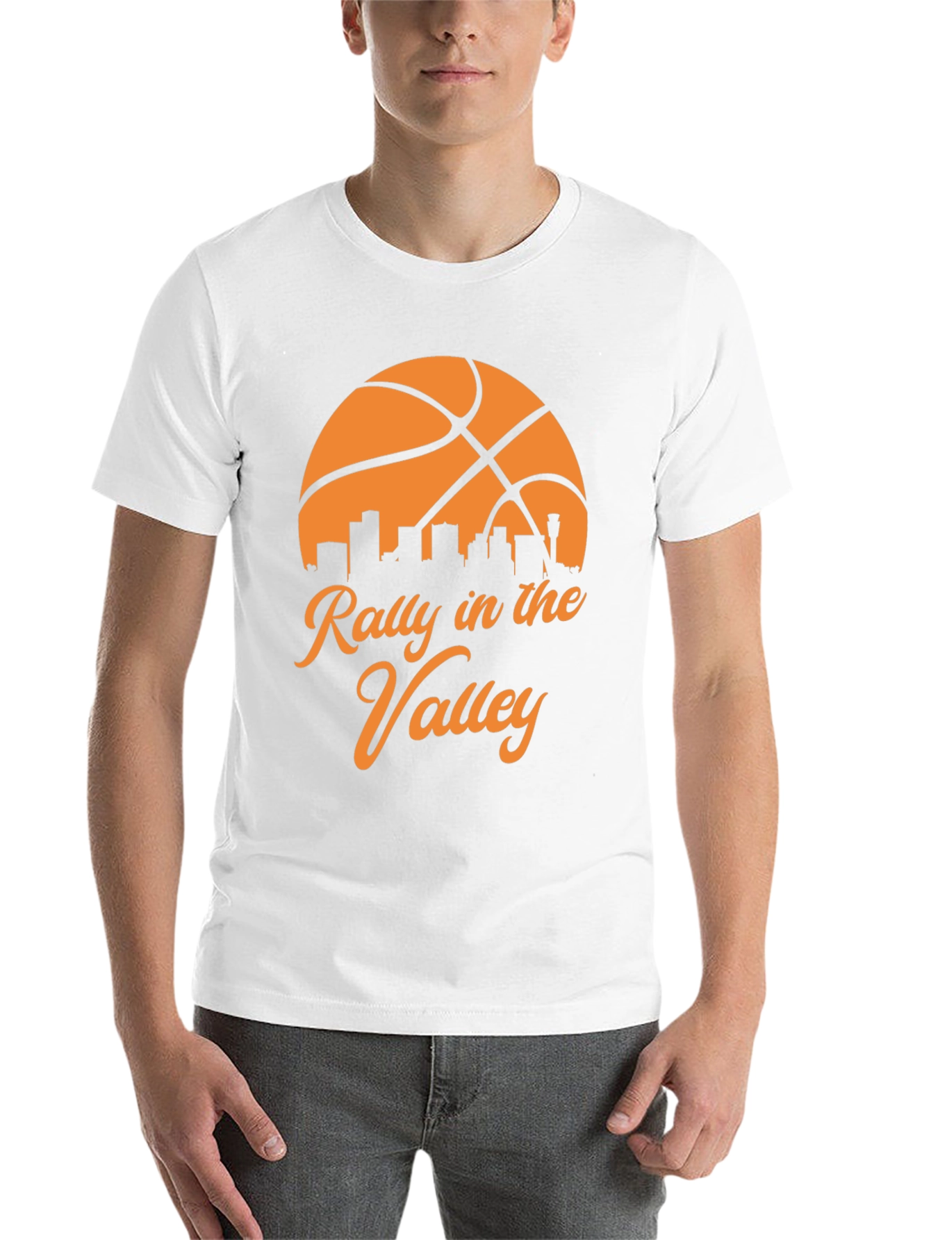 Black Rally in the Valley Basketball Graphic T-Shirt view 14