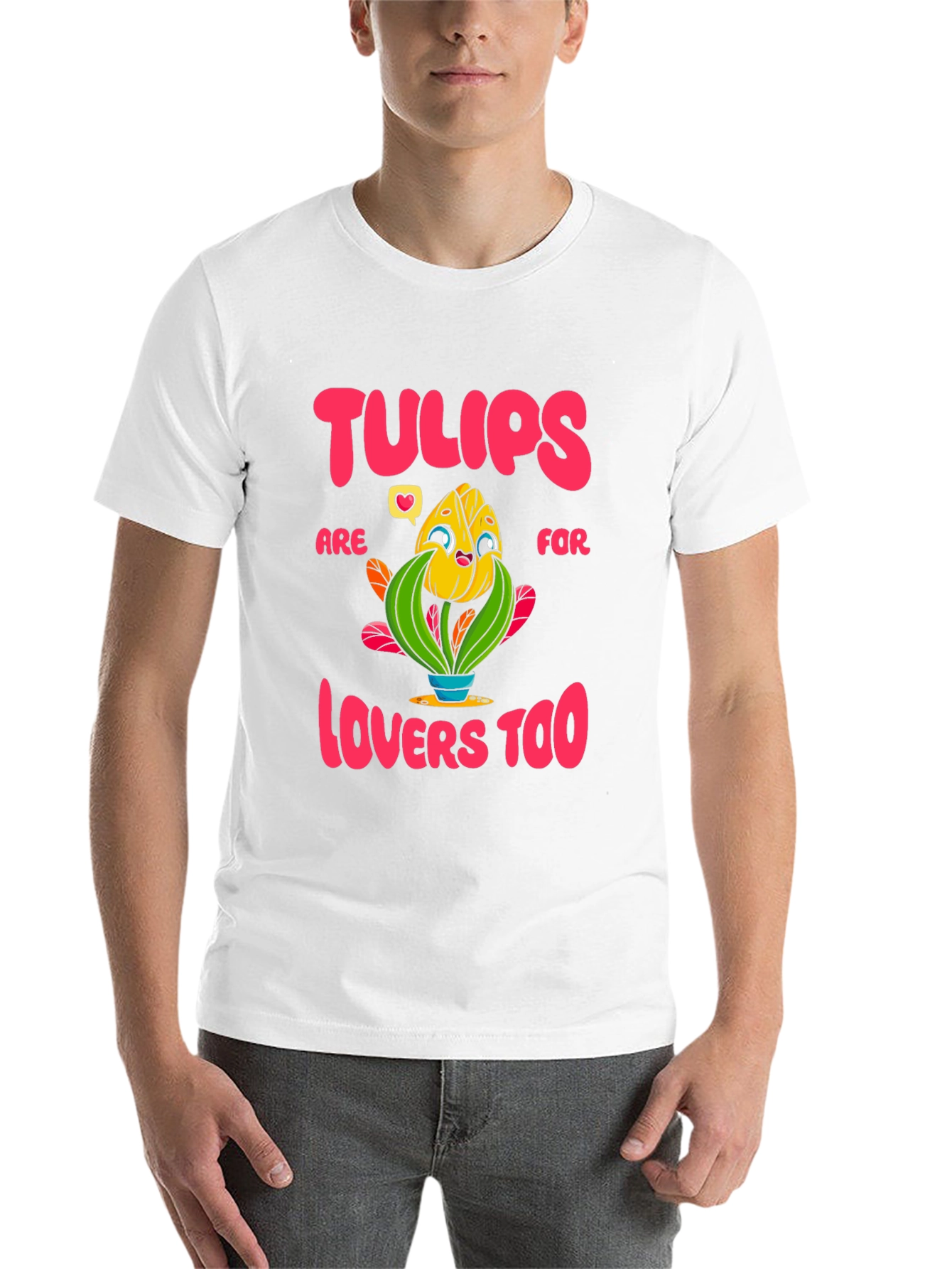 Black Tulips Are for Lovers T-Shirt view 14