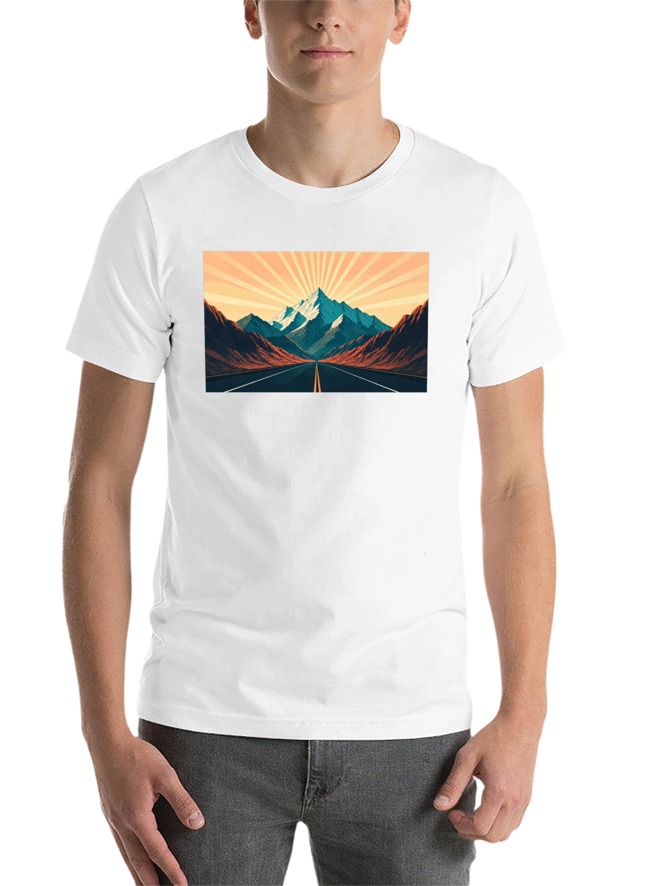 Black Mountain Road Trip Graphic Tee - Black view 14