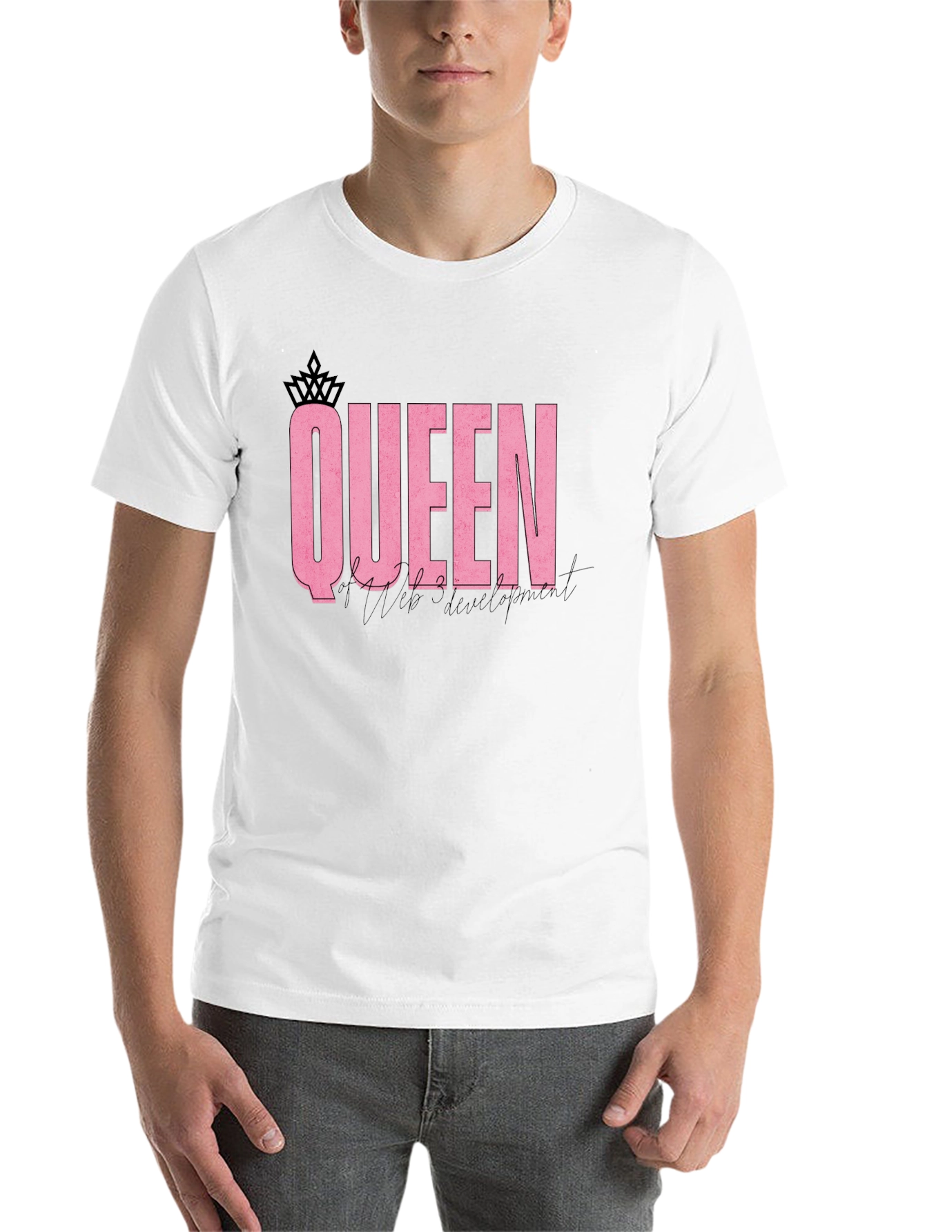 Black Queen of Web Development T-Shirt view 14
