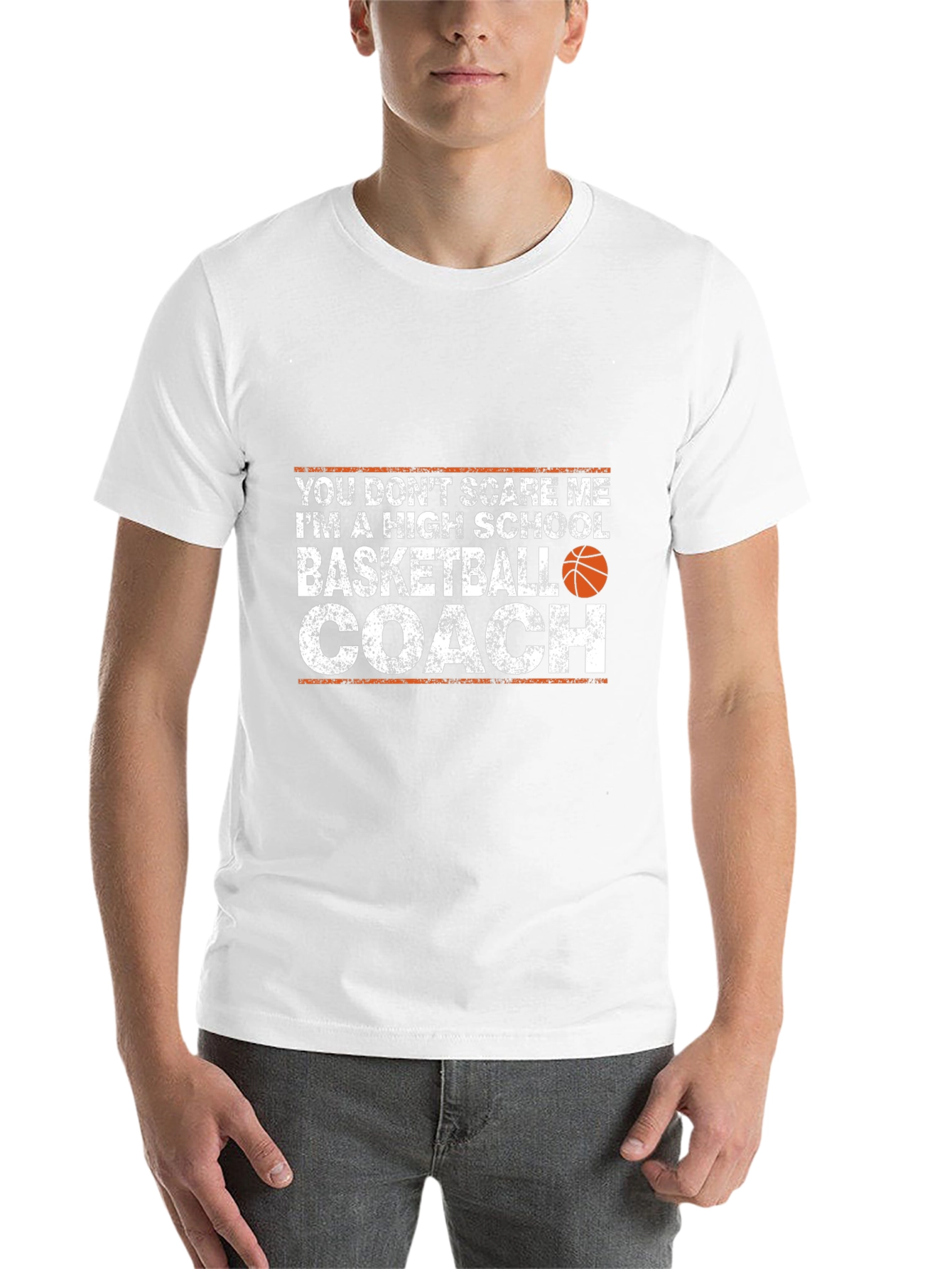 Black Basketball Coach T-Shirt - Humorous High School Coach Tee view 14