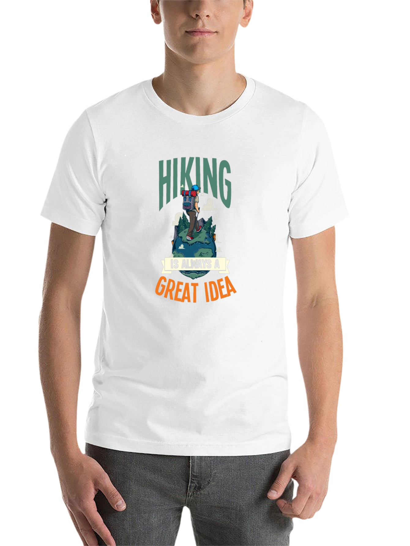 Black Hiking Is Always a Great Idea T-Shirt view 14