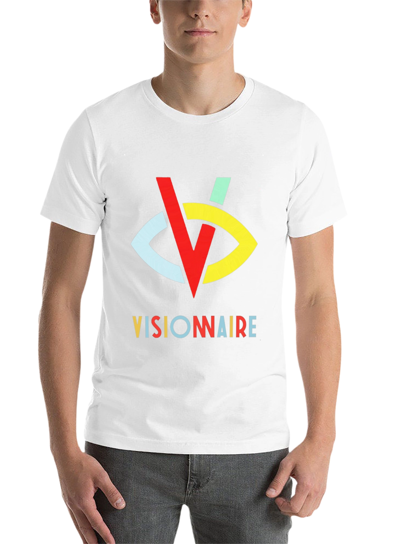 Black Visionaire Graphic Tee - Stylish Casual Wear view 14