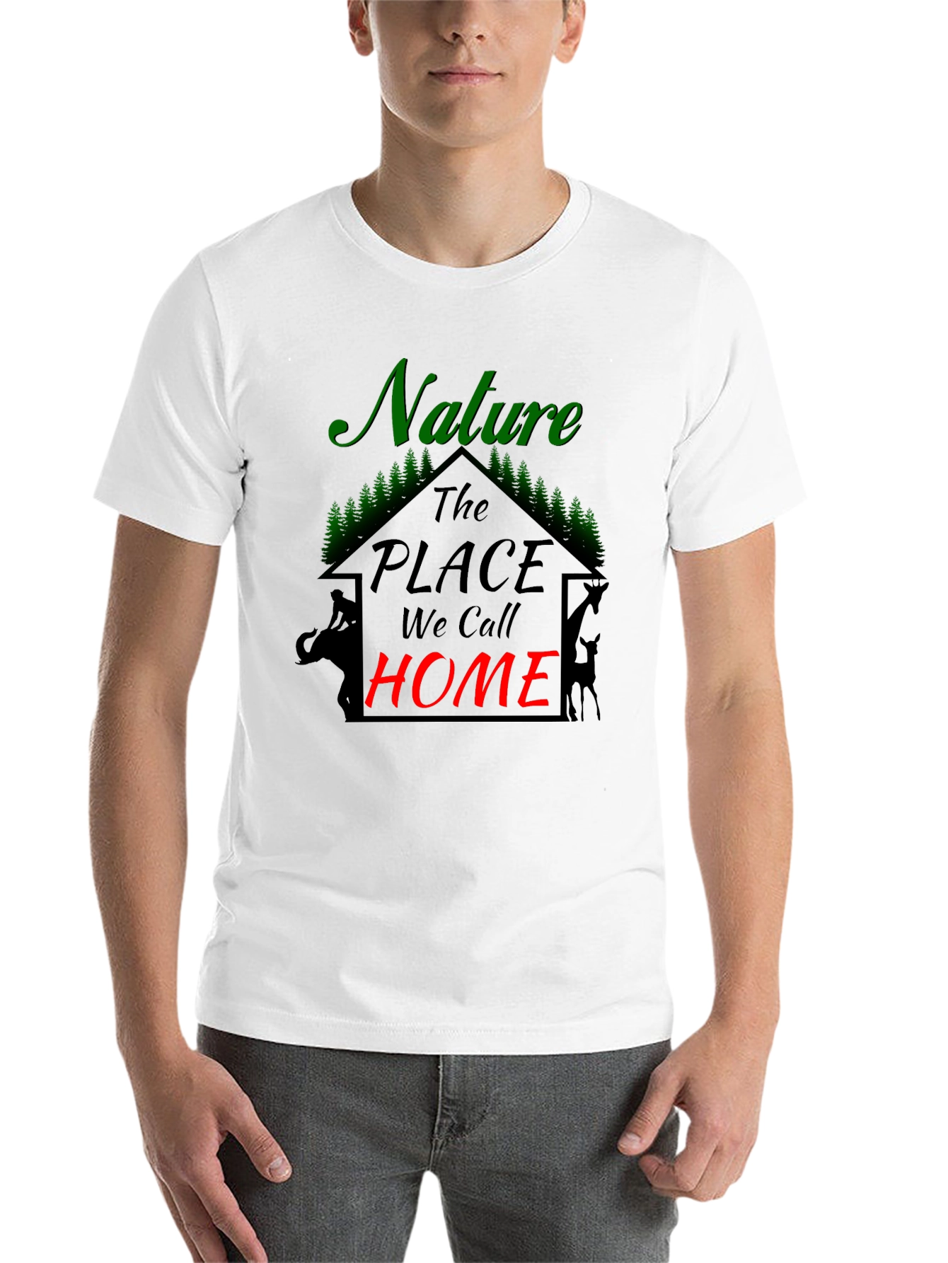Black Nature Is Home Black Tee view 14