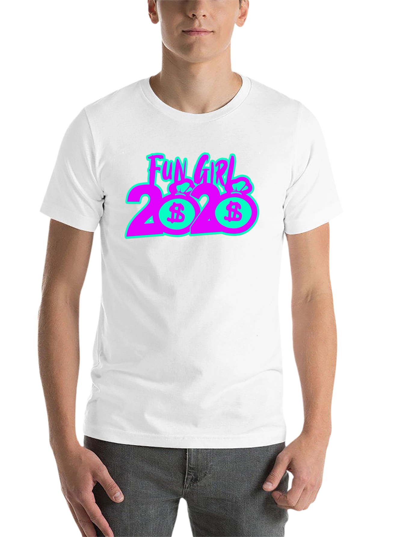Black Fun Girl 2020 Graphic Tee view 14