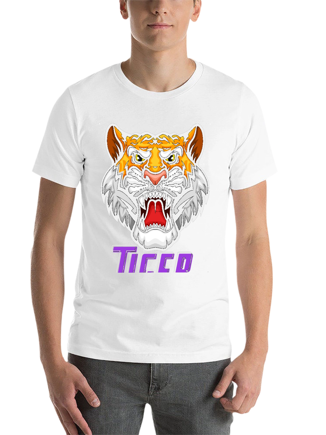 Black Fierce Tiger Graphic Tee - Bold Style view 14
