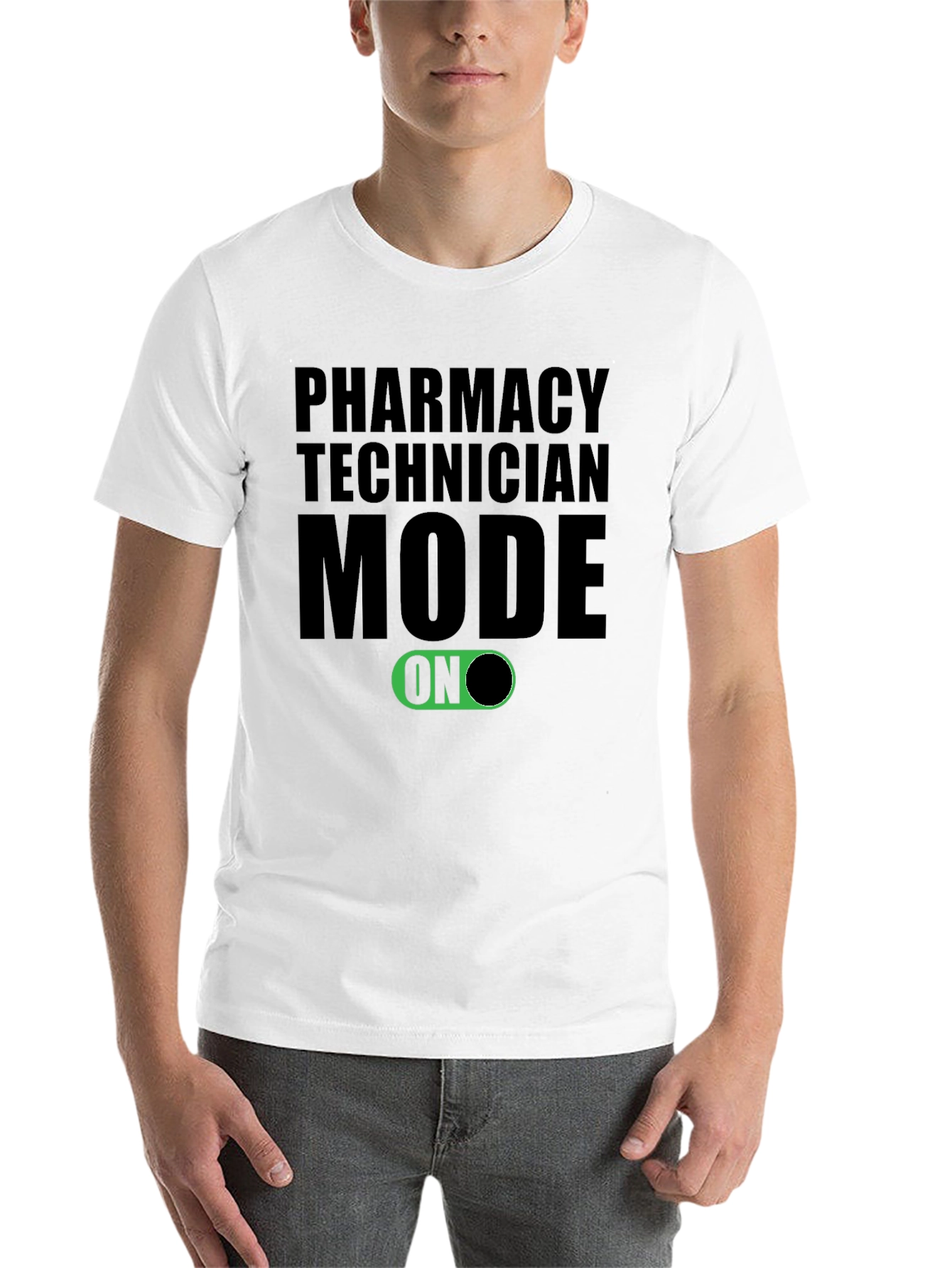 Black Pharmacy Technician Mode ON T-Shirt view 14