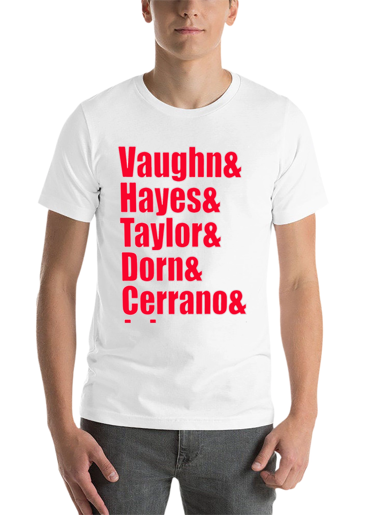 Black Vaughn Hayes Taylor Dorn Cerrano Graphic Tee view 14