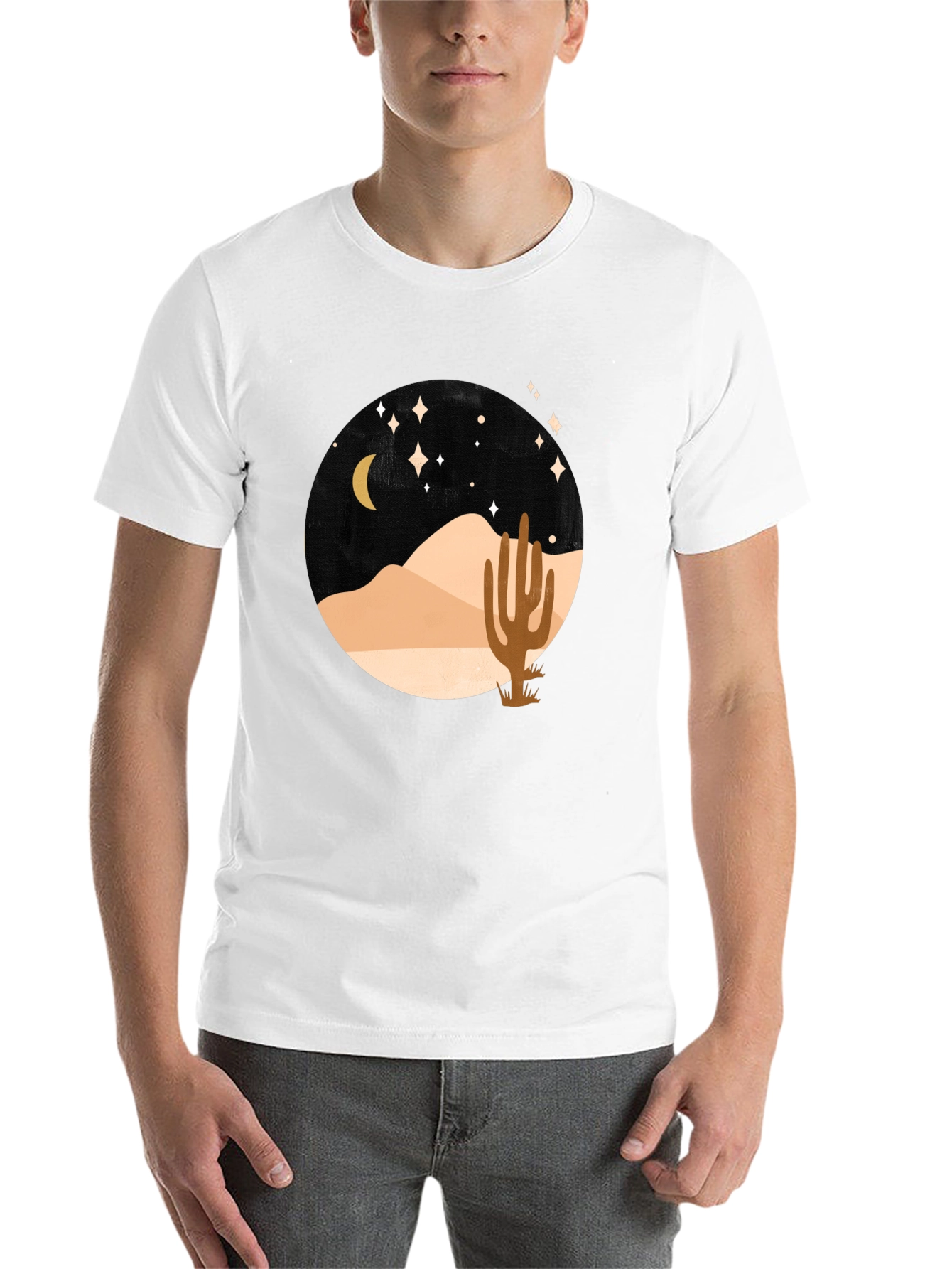 Black Desert Night Graphic Tee view 14
