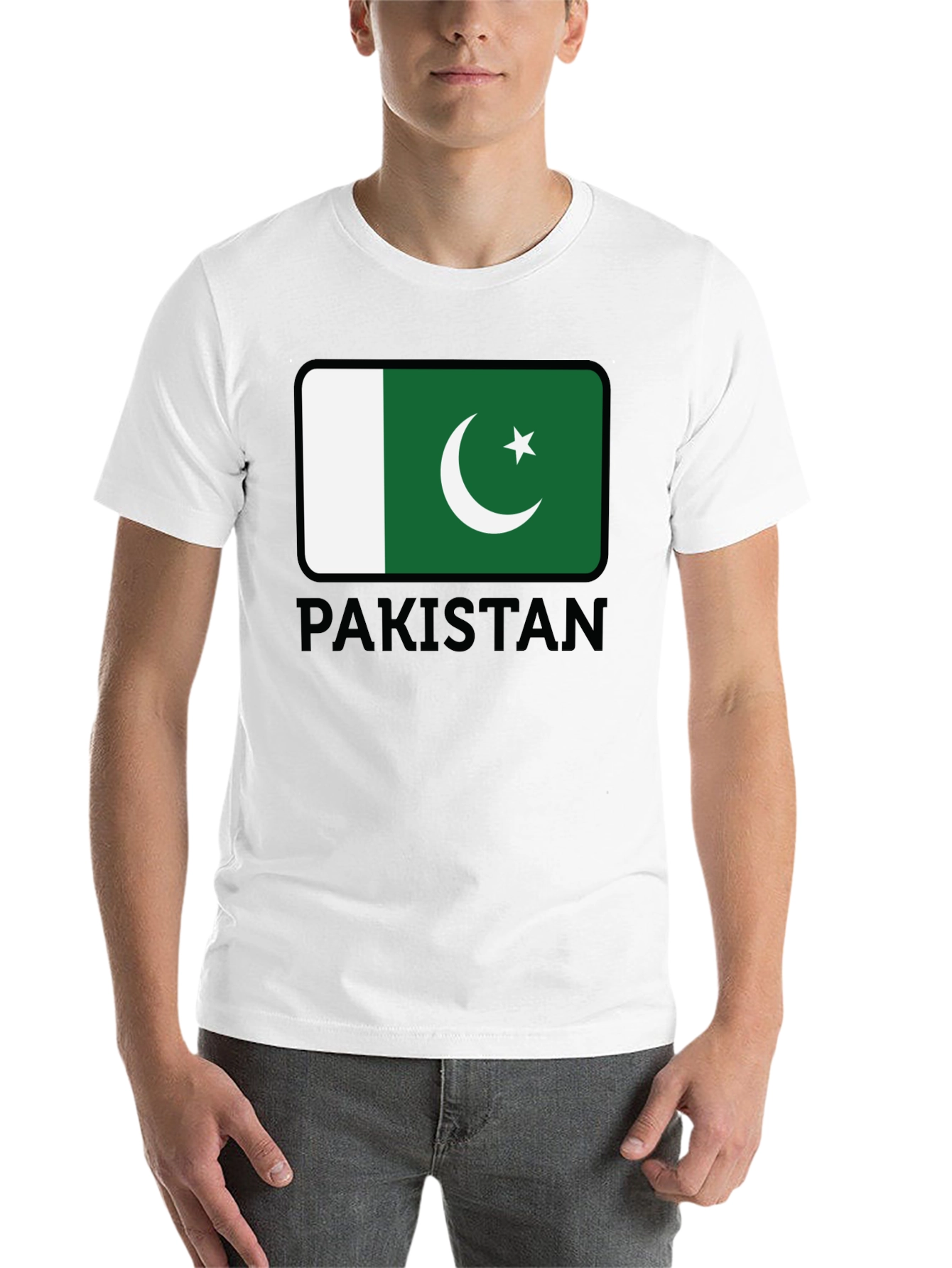 Black Pakistan Flag T-Shirt - Show Your Pride! view 14
