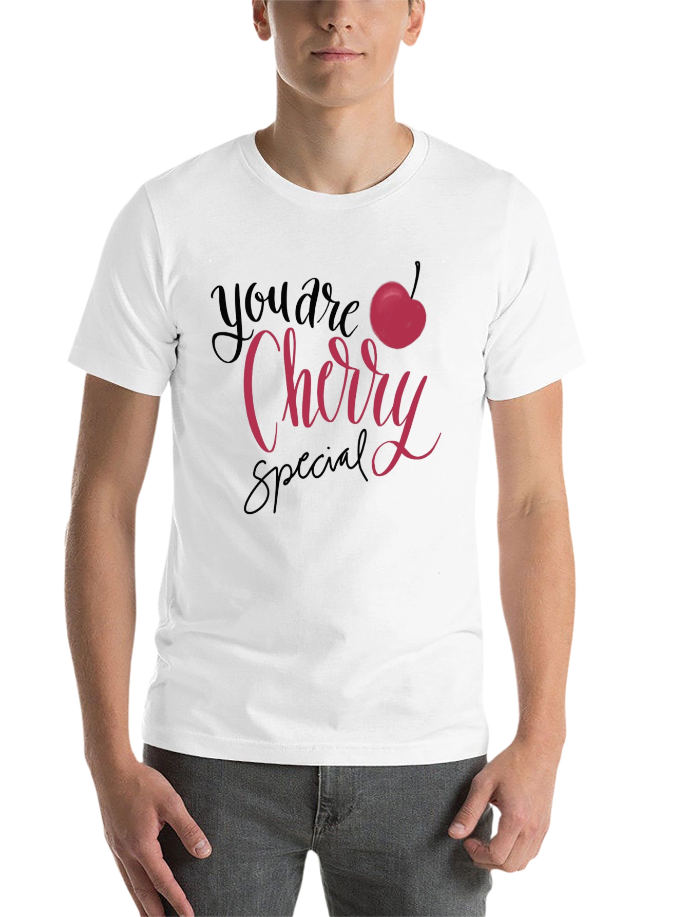 Black You are Cherry Special Black T-Shirt view 14
