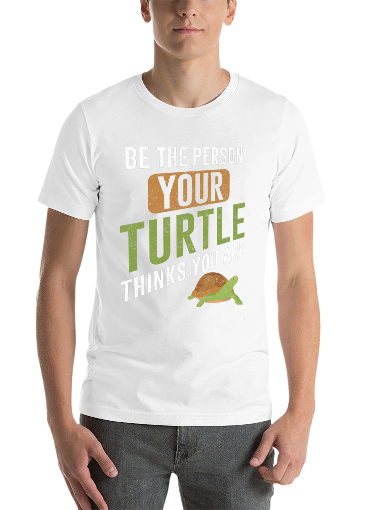 Black Turtle Lover T-Shirt - Be The Person Your Turtle Thinks You Are view 14