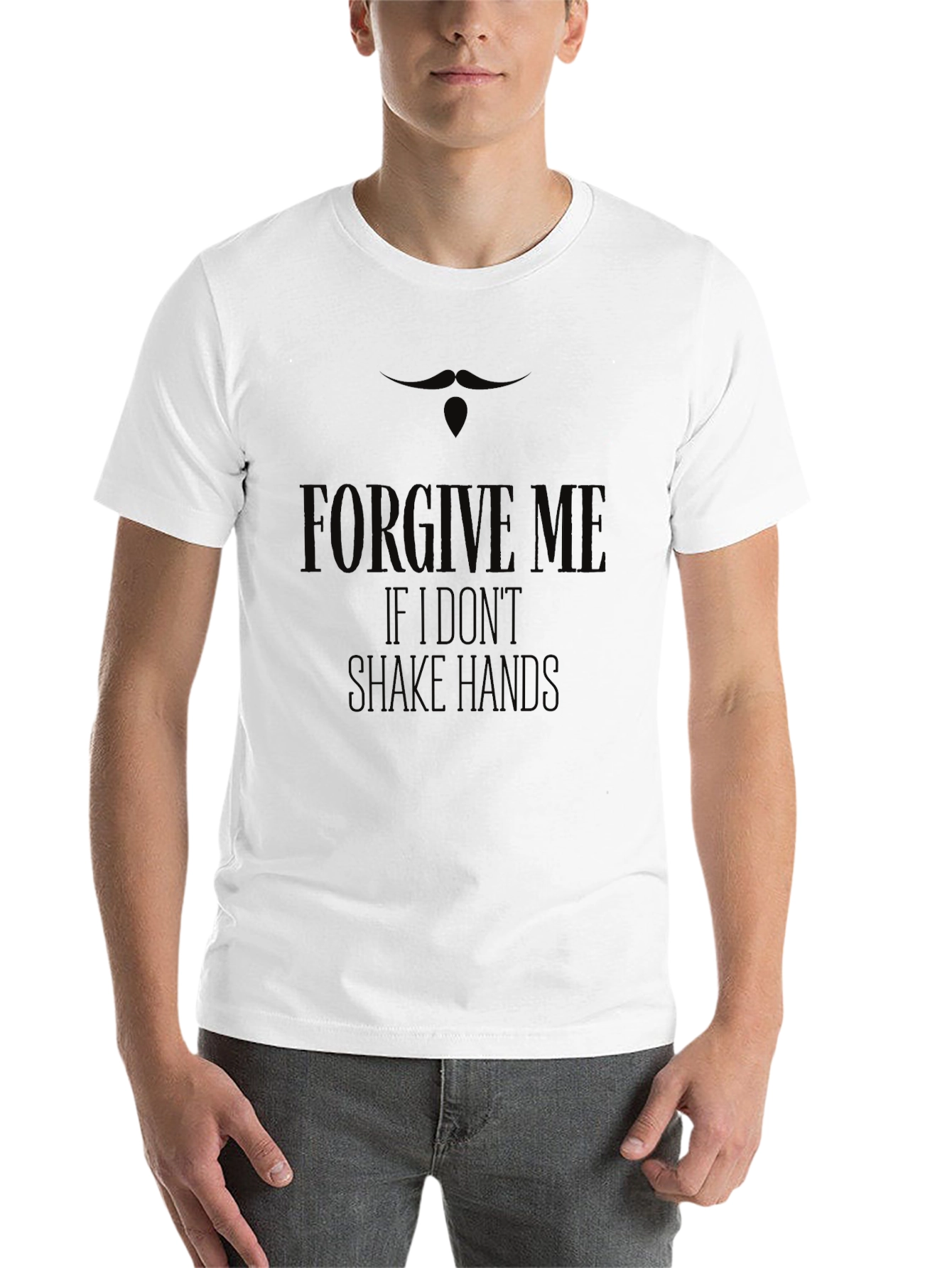 Black Forgive Me Funny Graphic Novelty T-Shirt view 14