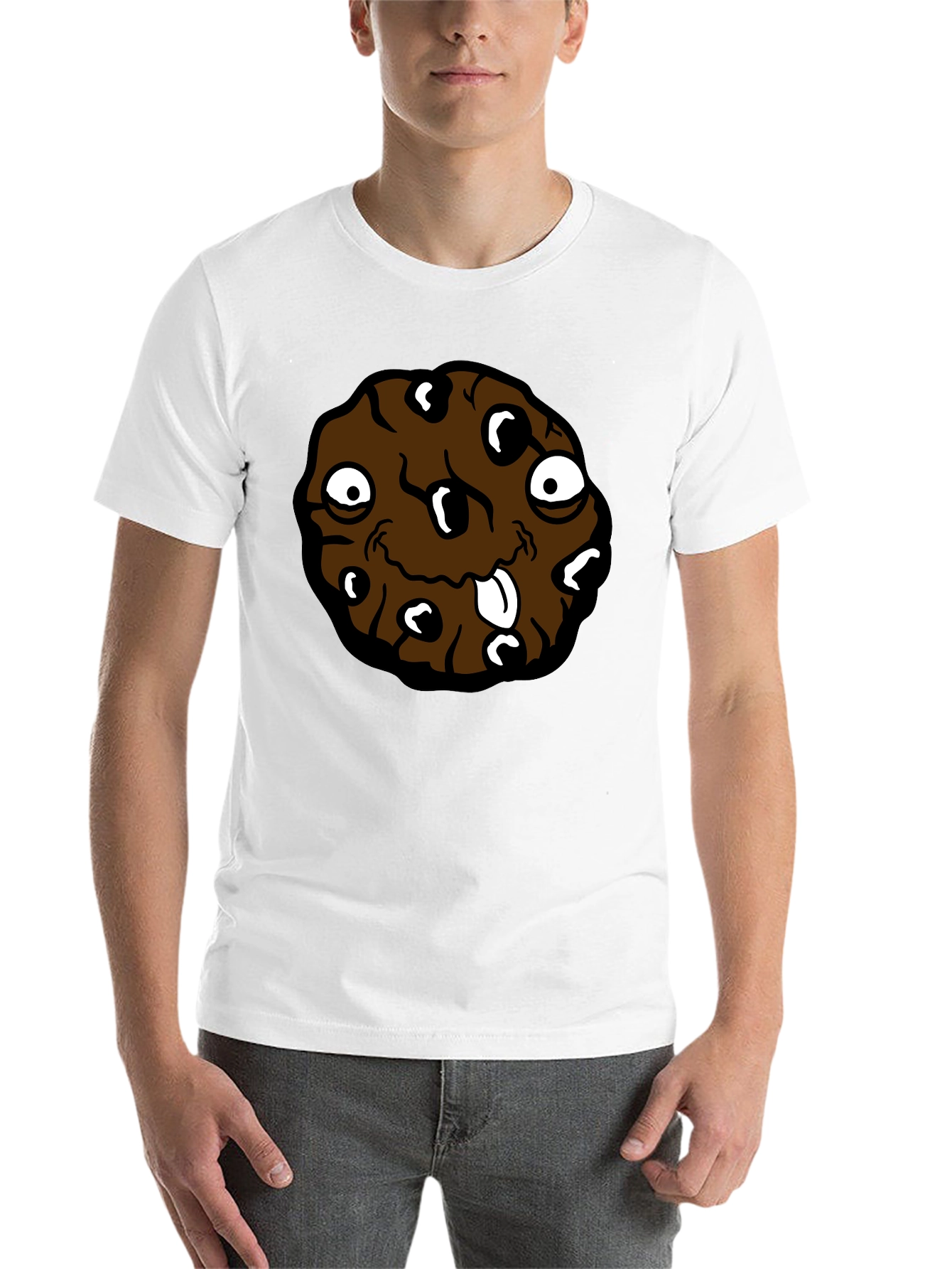 Black Cookie Monster Graphic T-Shirt view 14
