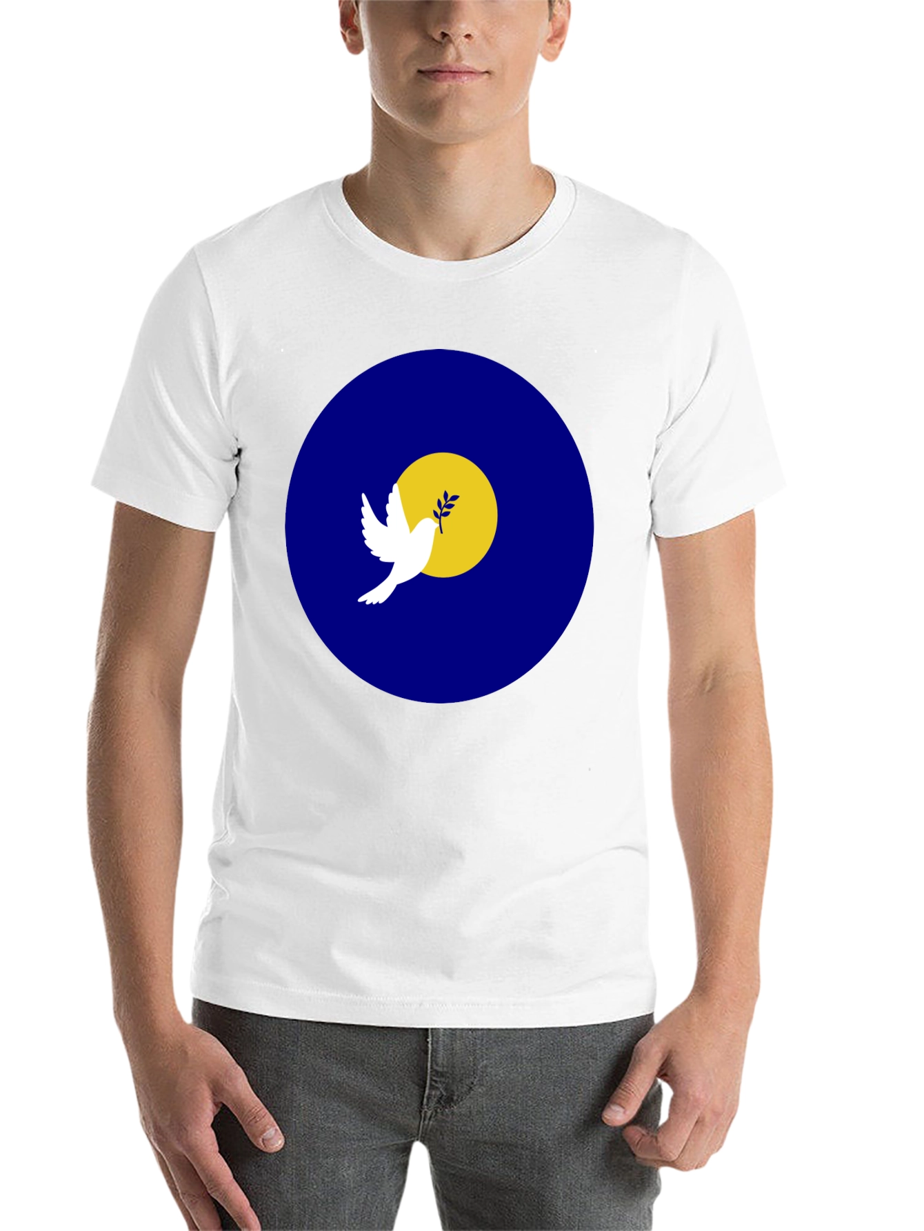 Black Peace Dove Graphic T-Shirt - Stylish Black Tee view 14