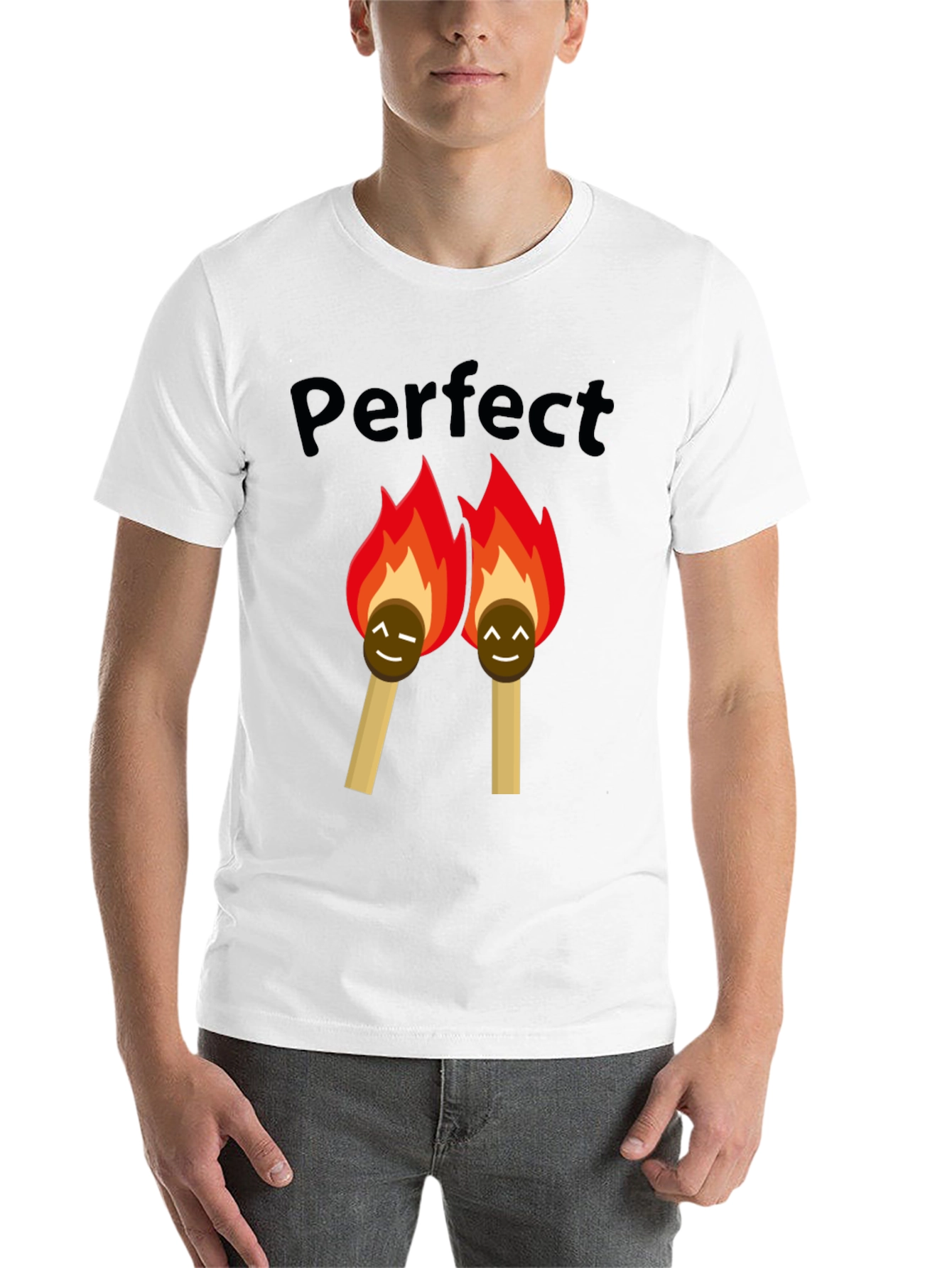 Black Perfect Match Graphic T-Shirt view 14