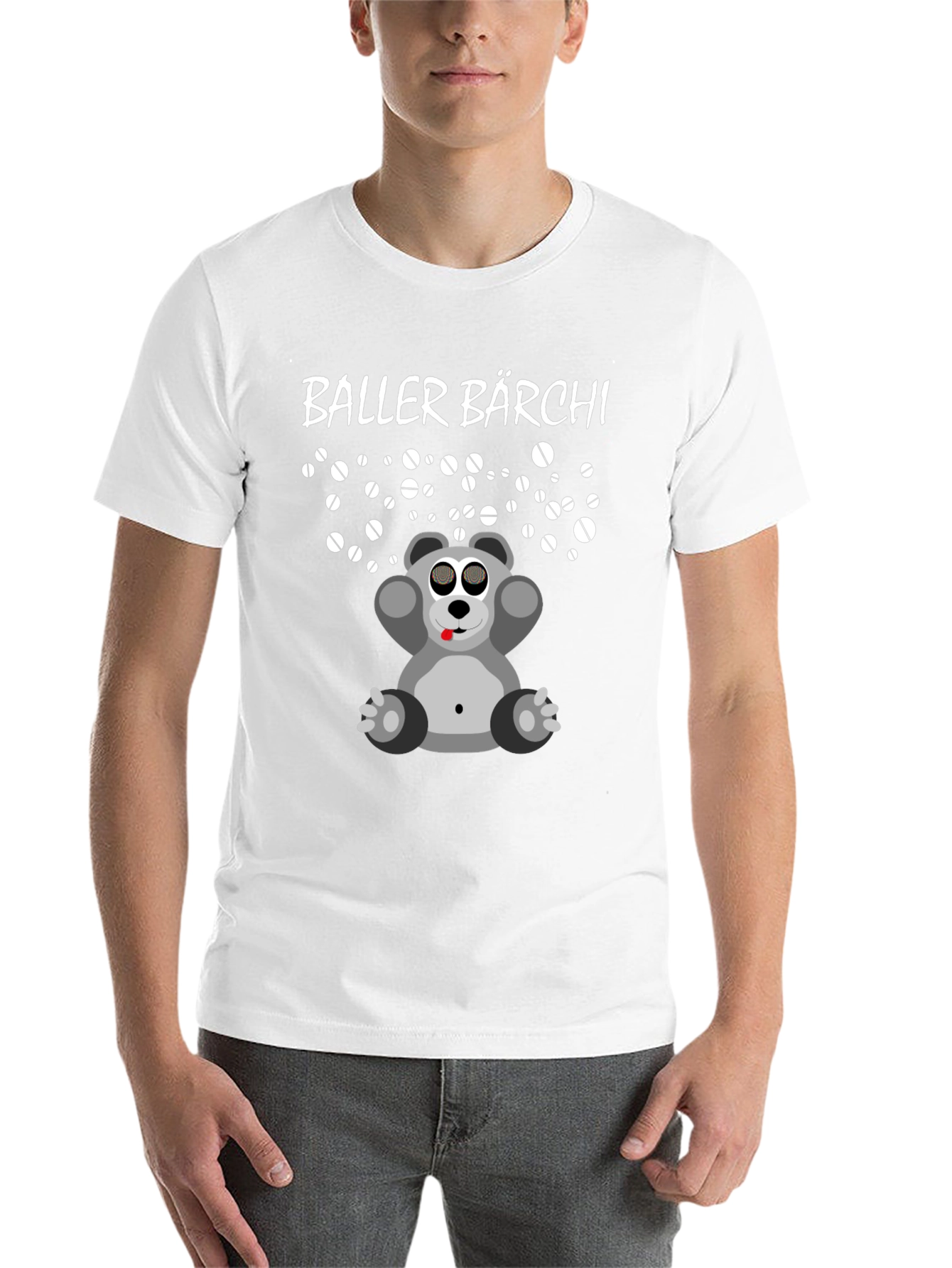 Black Baller Bärchi T-Shirt - Pill Dropping Bear Tee view 14