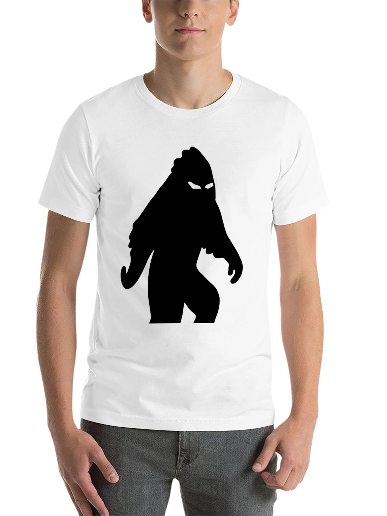 Sasquatch Silhouette T-Shirt - Cryptid Tee - 14