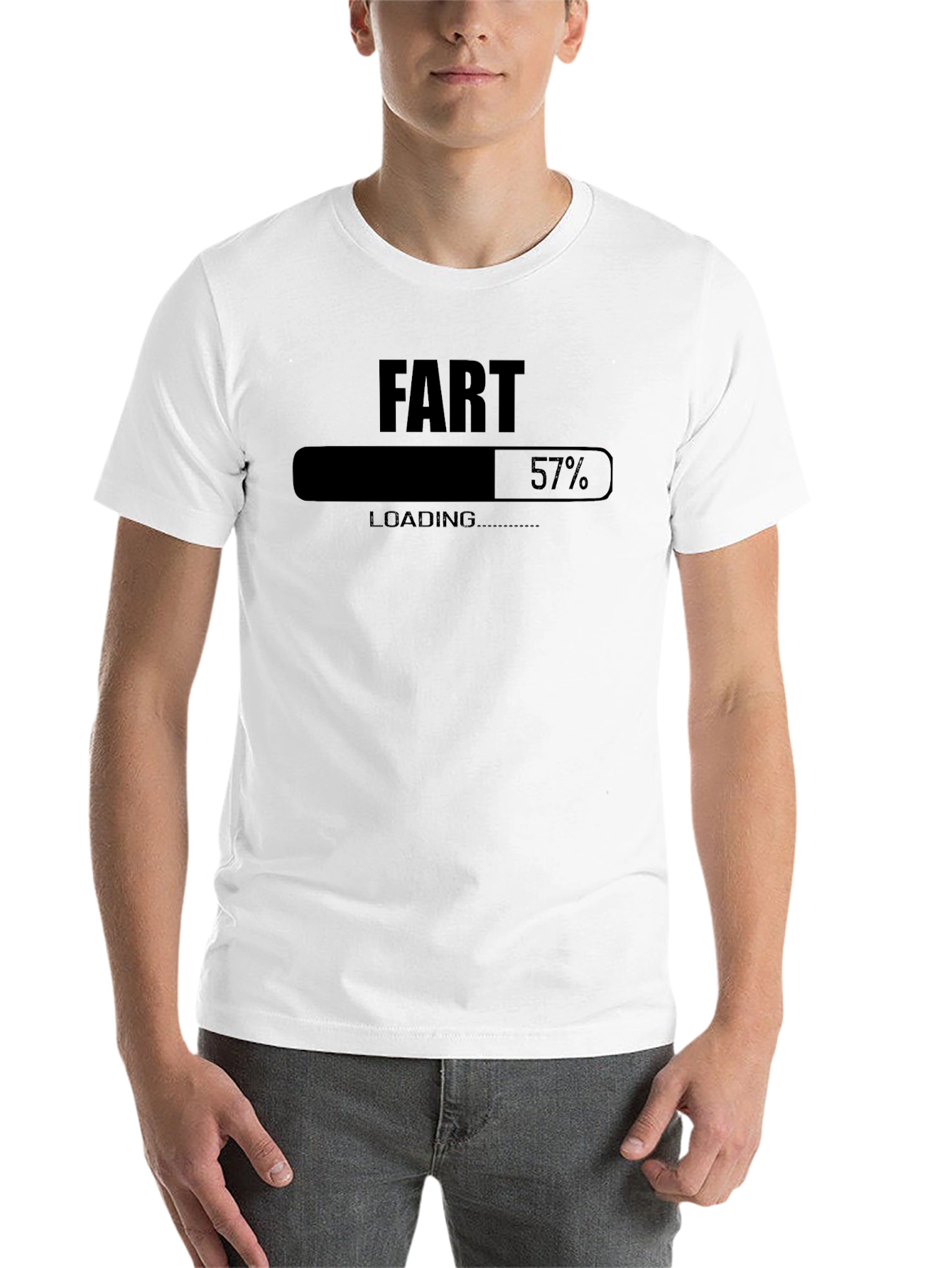 Black Fart Loading T-Shirt Funny Humor Novelty Tee view 14