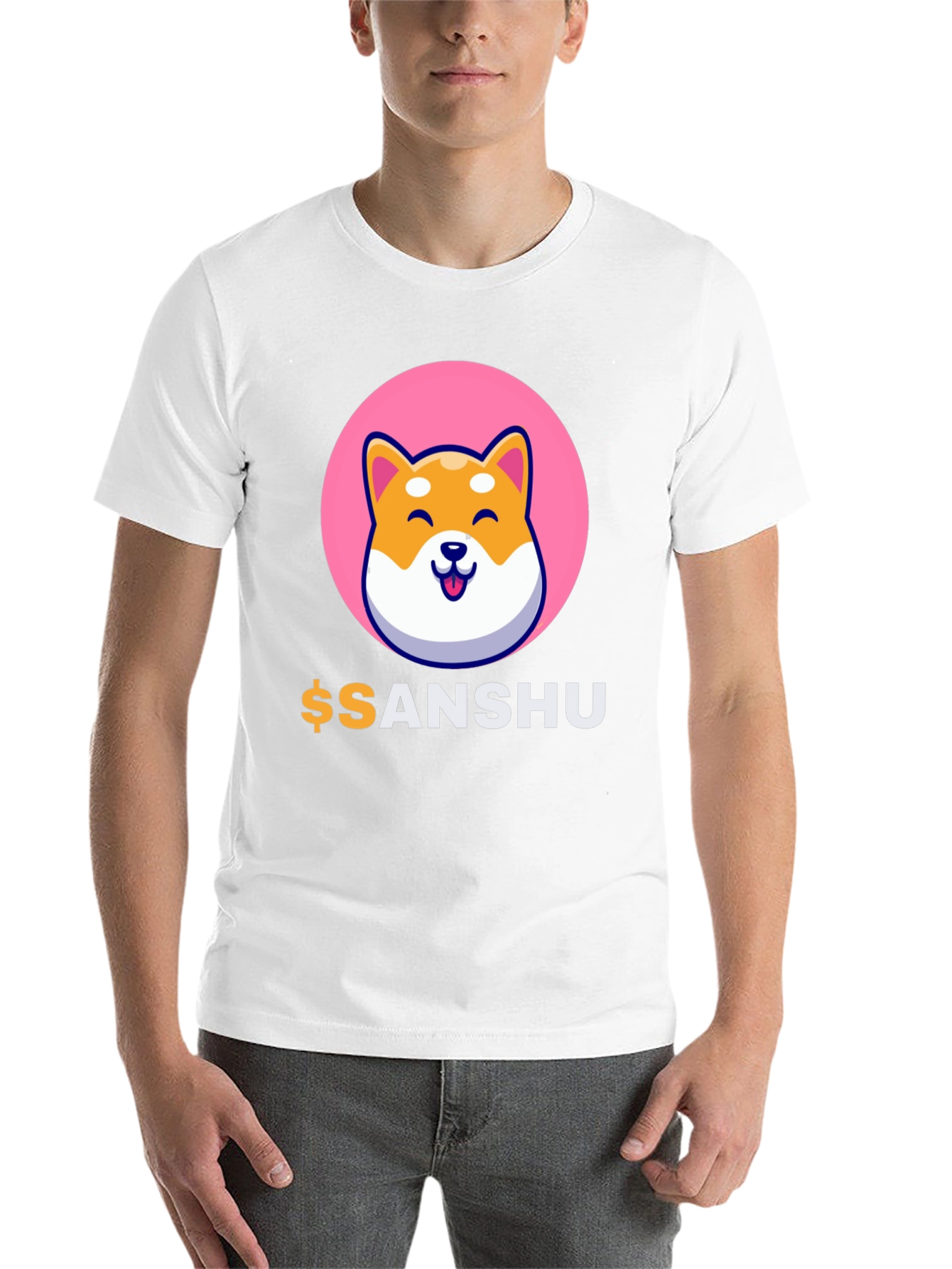 Black Sanshu Inu Crypto T-Shirt view 14