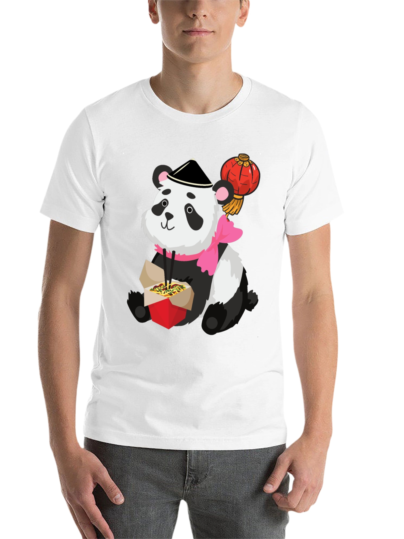 Black Panda Takeout Graphic Tee view 14