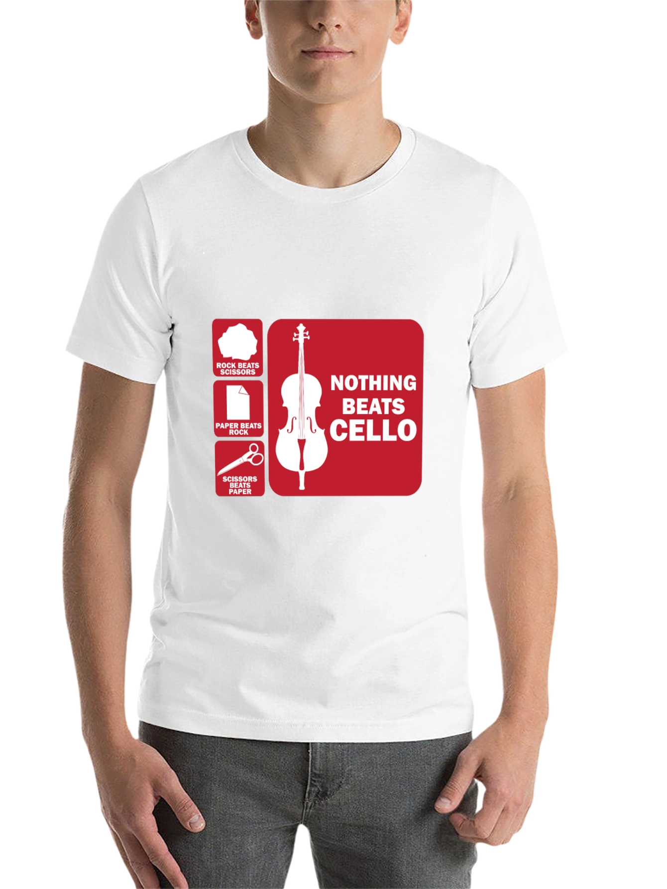 Black Nothing Beats Cello T-Shirt - Rock, Paper, Scissors  view 14