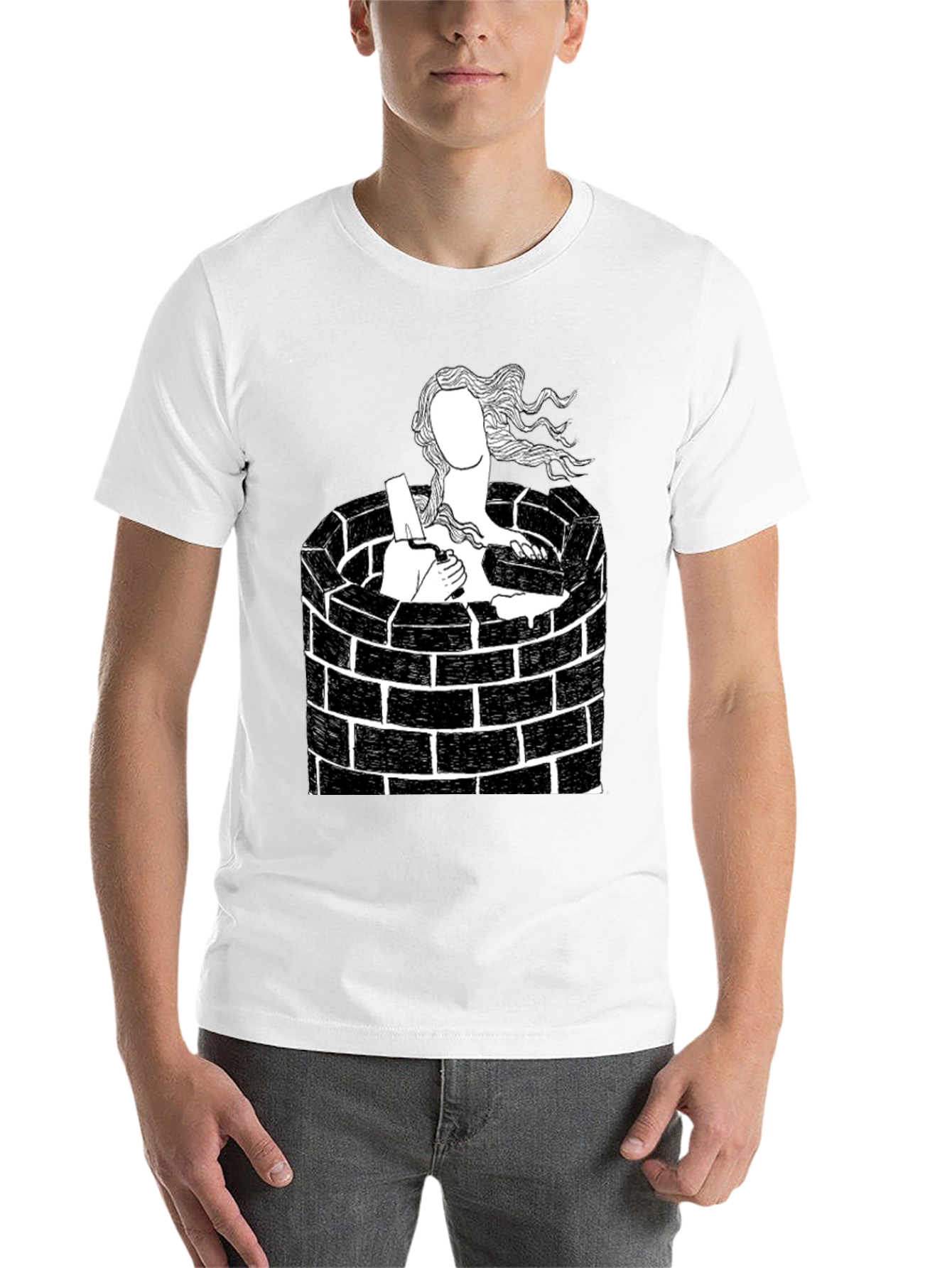 Black Well Maiden Black Graphic Tee view 14