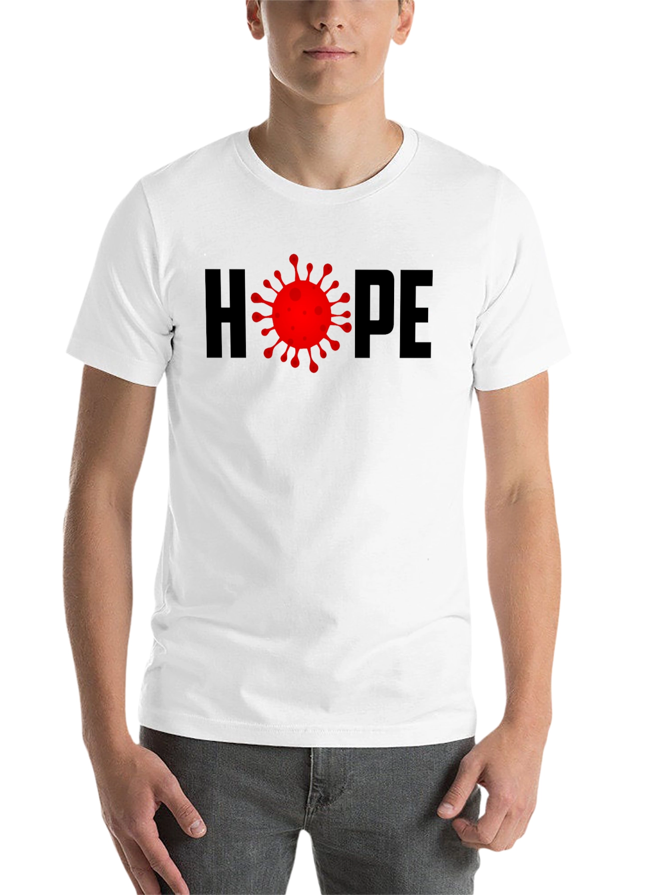 Black Hope Graphic T-Shirt - Positive Message Tee view 14