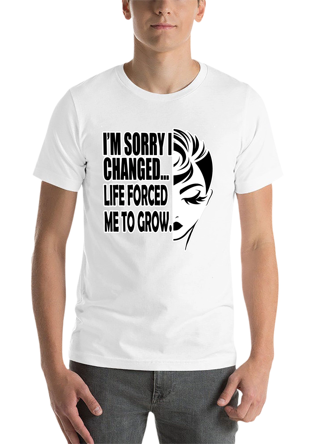 Black I'm Sorry T-Shirt view 14