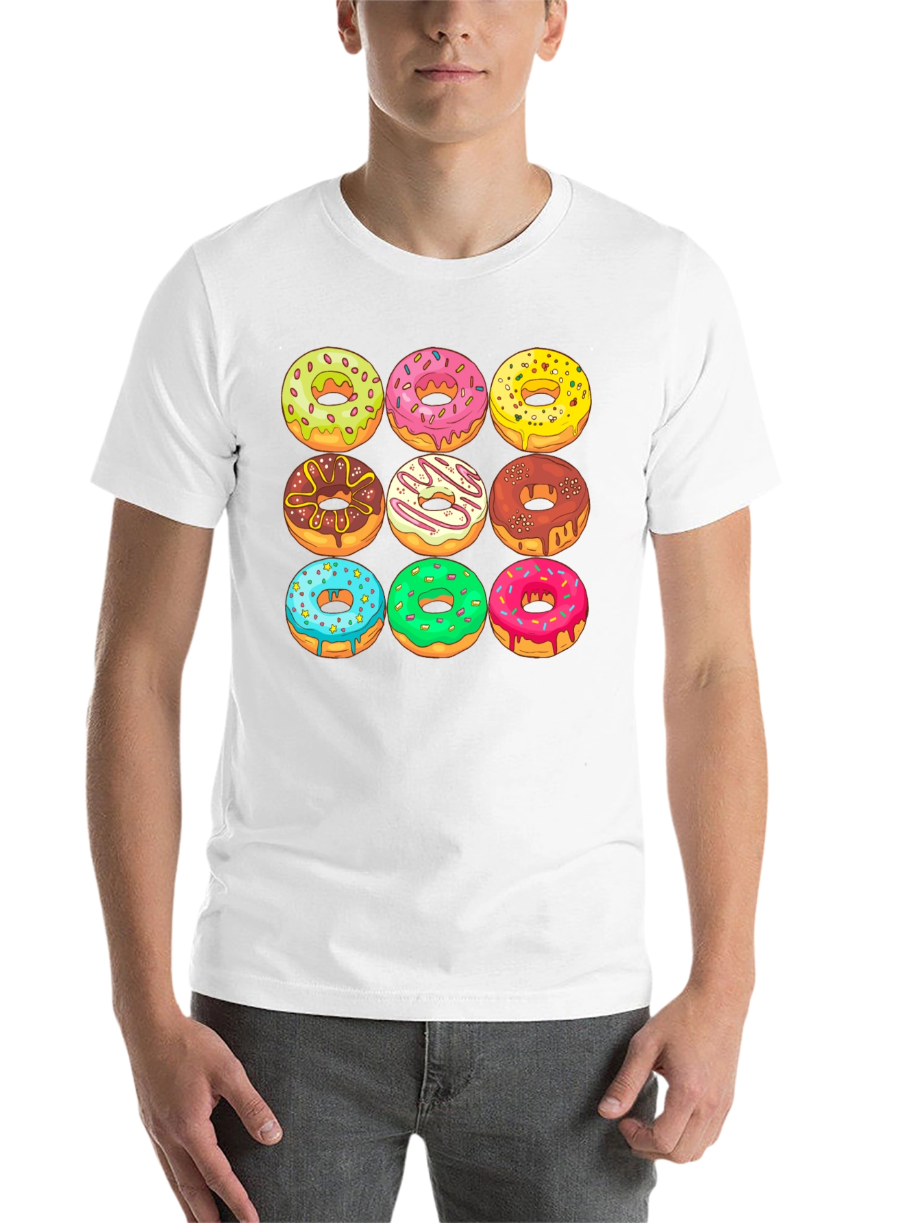 Black Donut Graphic Tee - Deliciously Fun! view 14