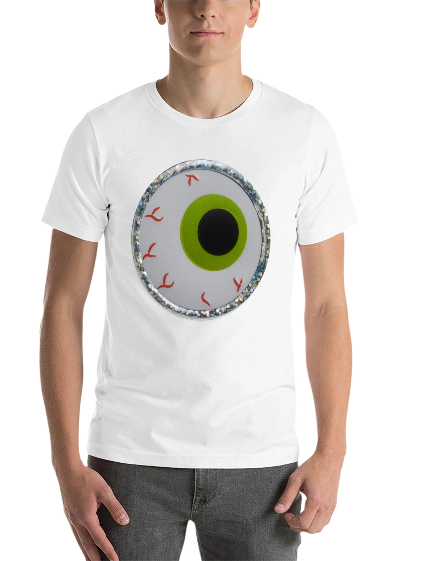 Black Eye See You T-Shirt: Novelty Halloween Apparel view 14