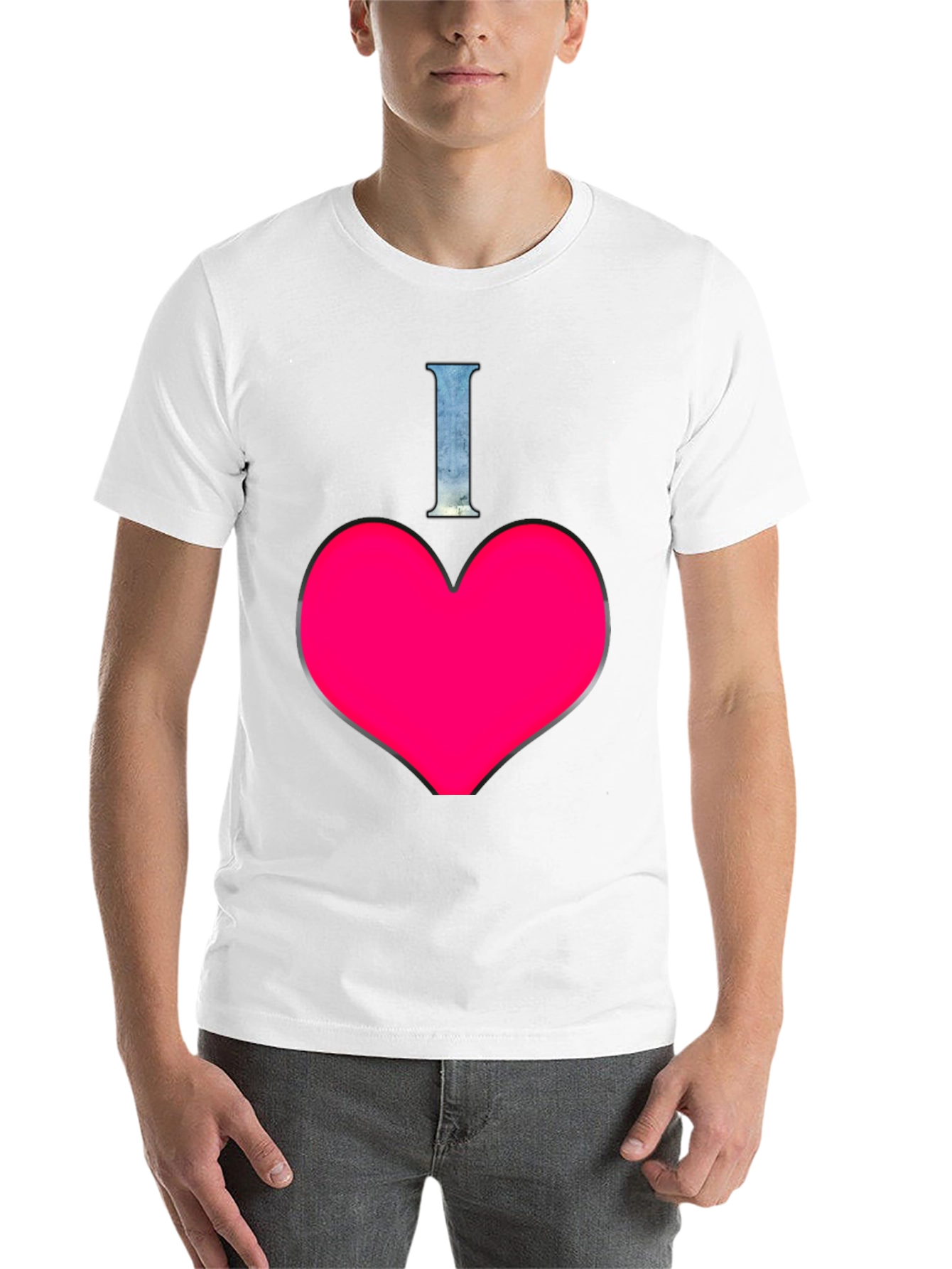 Black I Heart T-Shirt - Stylish Graphic Tee view 14