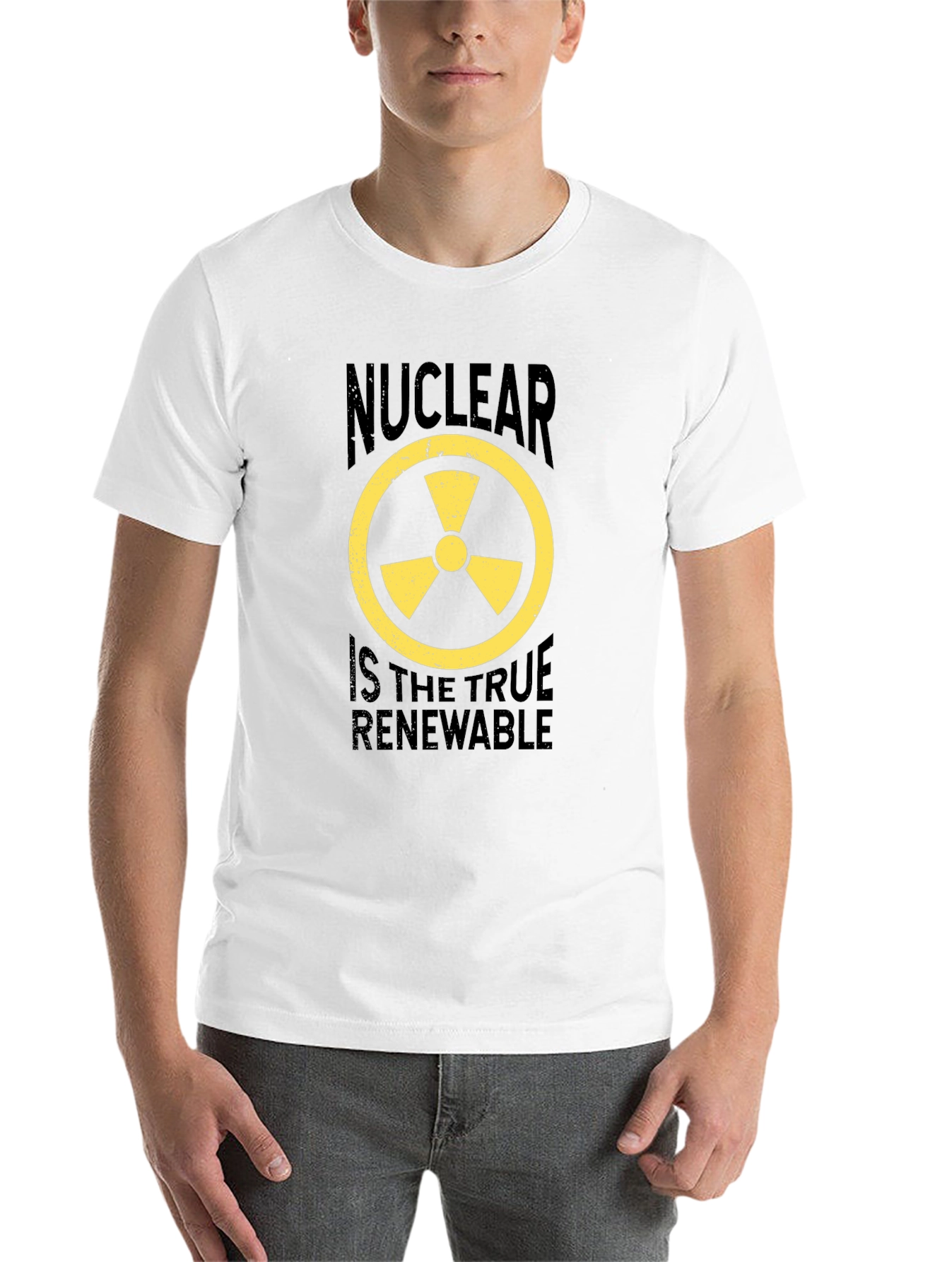 Black Nuclear Energy Renewable T-Shirt view 14