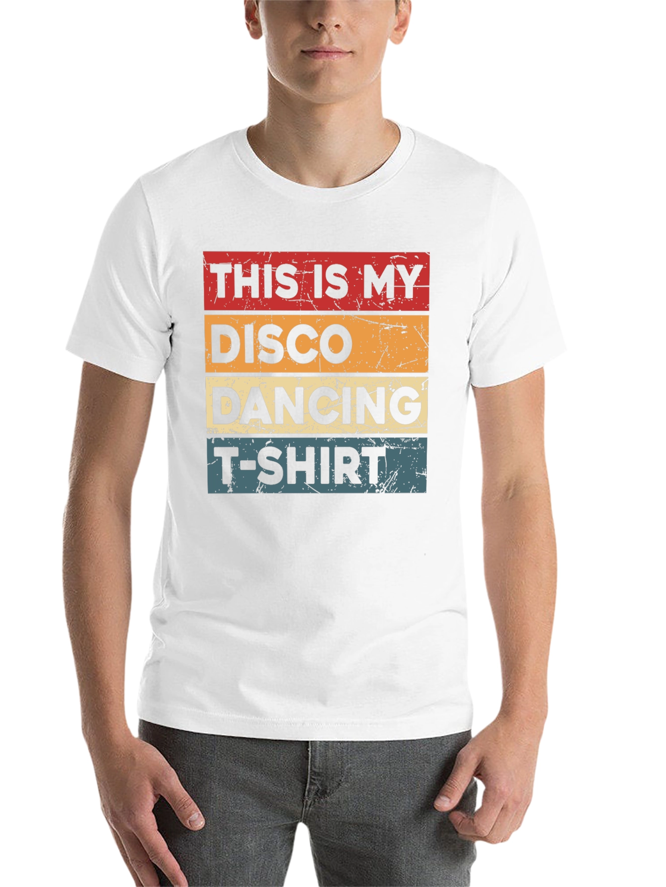Black Disco Dancing Graphic T-Shirt - Retro Style view 14