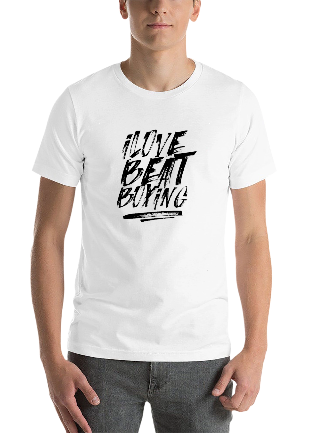 Black I Love Beat Boxing Black Graphic T-Shirt view 14