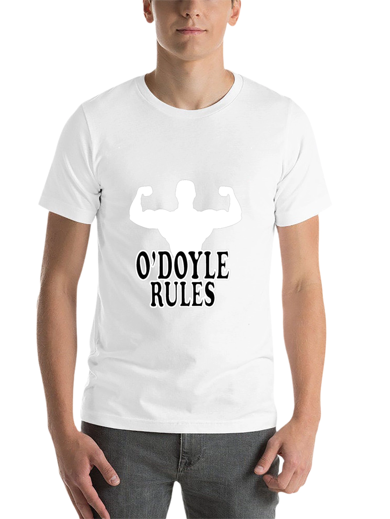 Black O'Doyle Rules Funny Muscle T-Shirt view 14