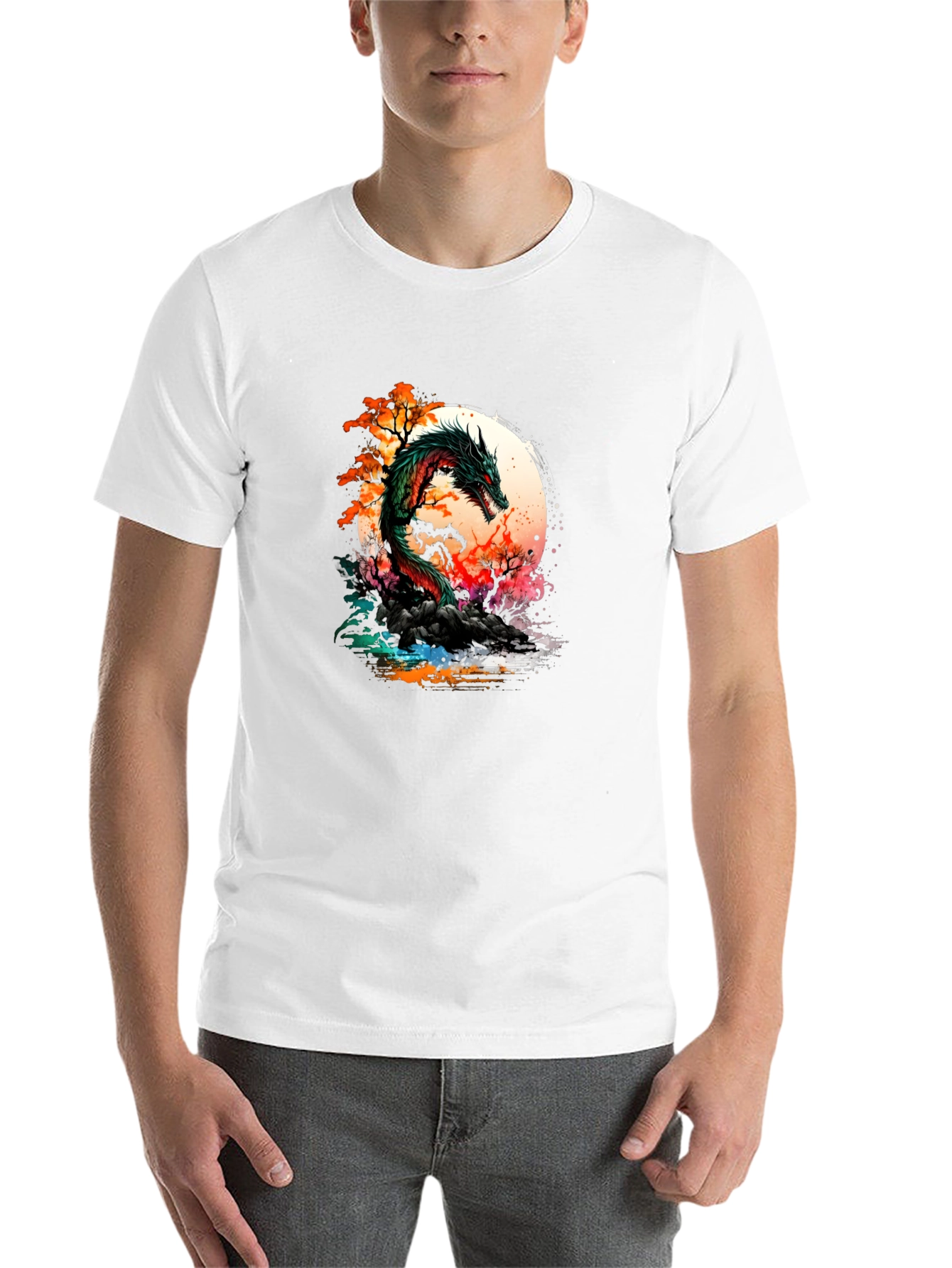 Black Dragon Graphic Tee - Unique Design view 14