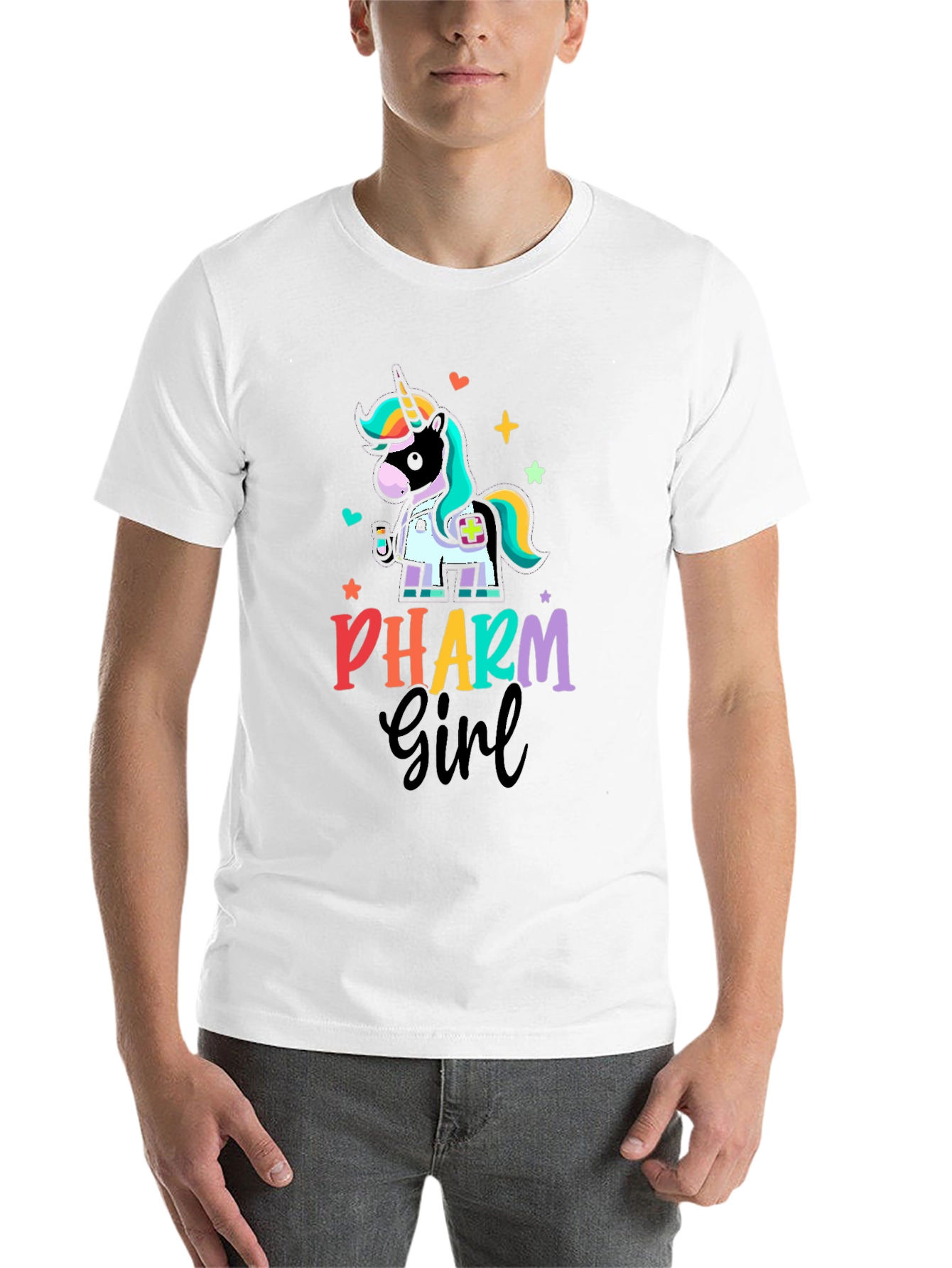 Black Pharm Girl Unicorn T-Shirt view 14