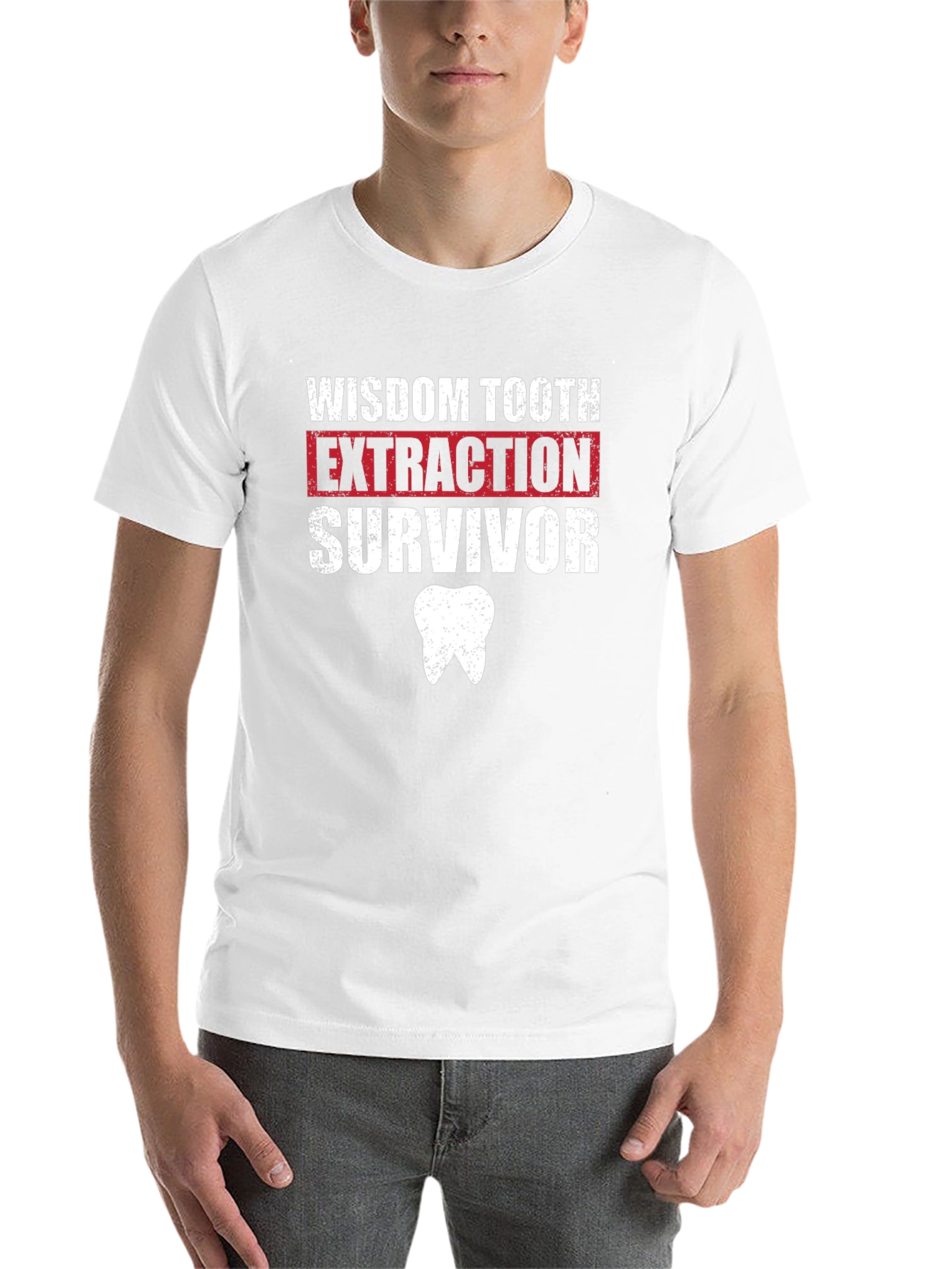 Black Wisdom Tooth Extraction Survivor T-Shirt view 14