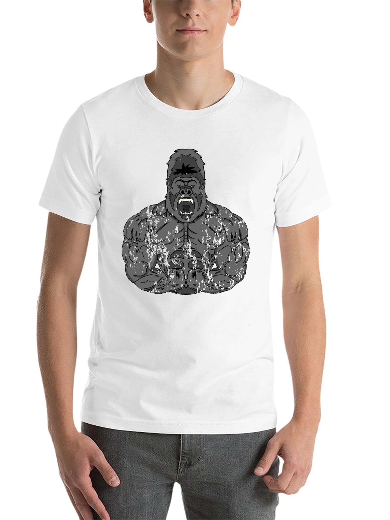 Black Gorilla Gym T-Shirt - Black view 14