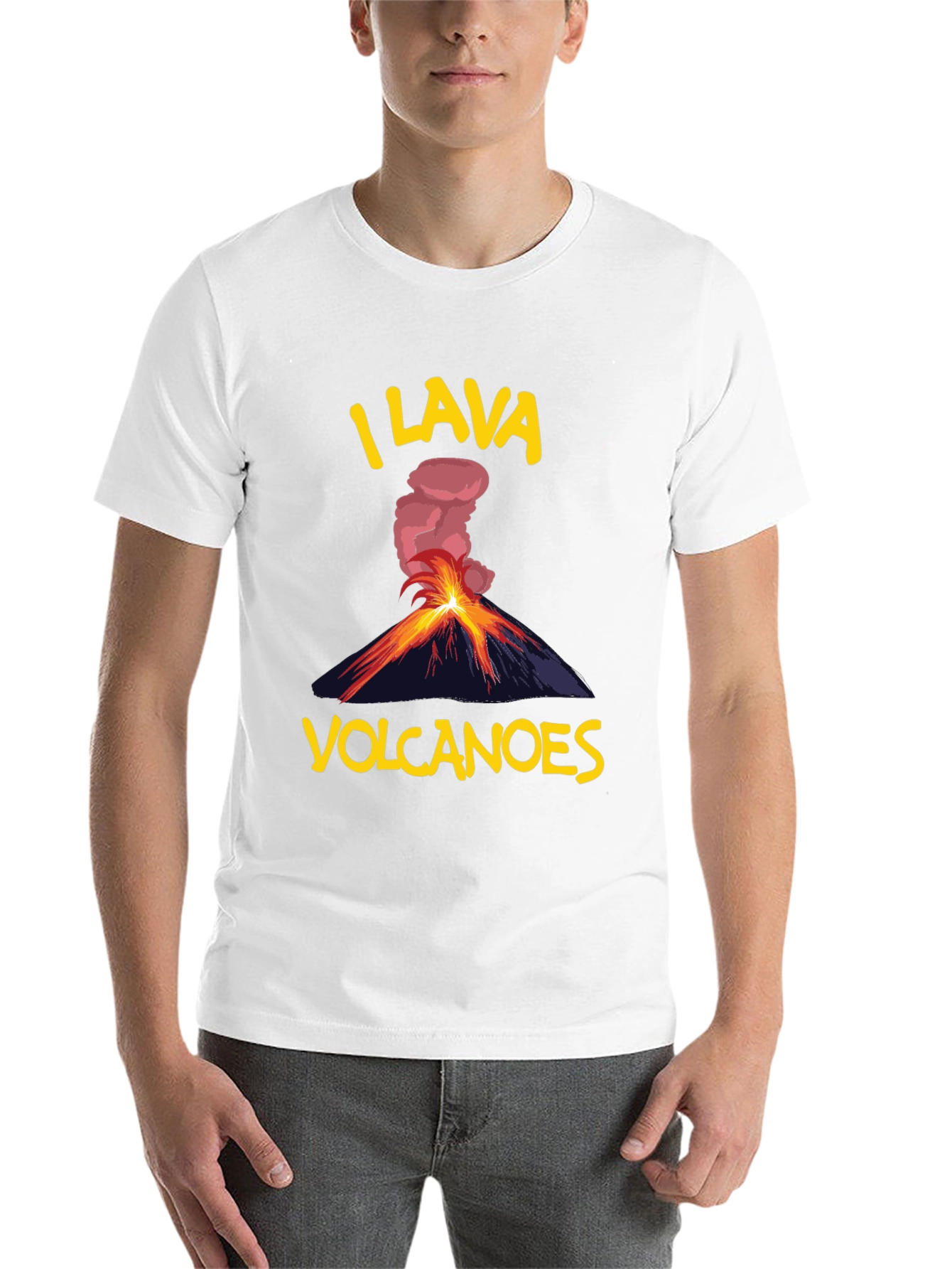 Black I Lava Volcanoes T-Shirt - Funny Volcano Lover Tee view 14
