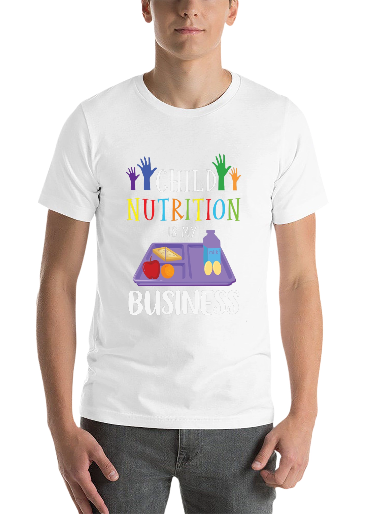 Child Nutrition T-Shirt - School Lunch Hero Tee - 14