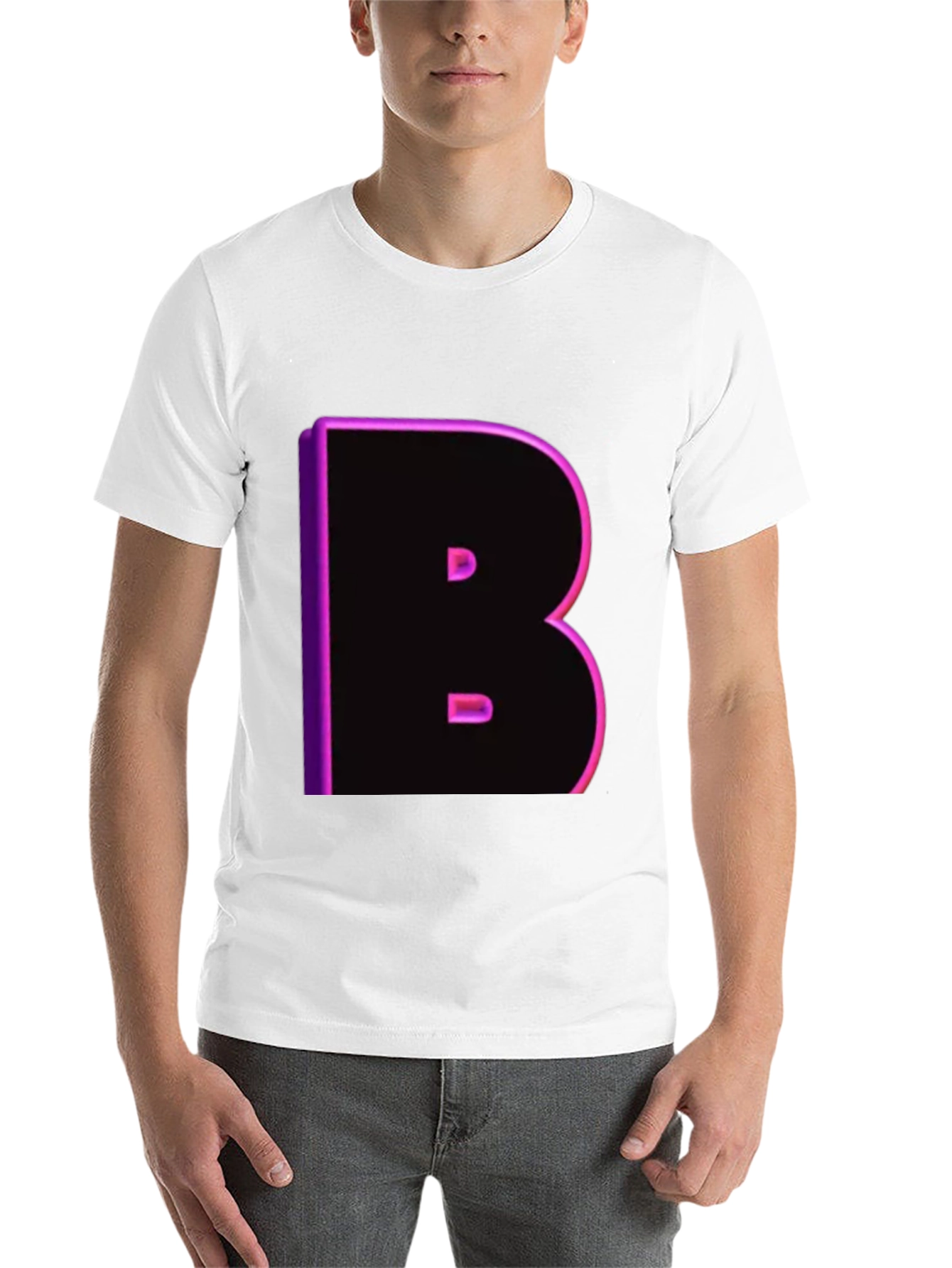 Black Bold B Neon T-Shirt - Black view 14