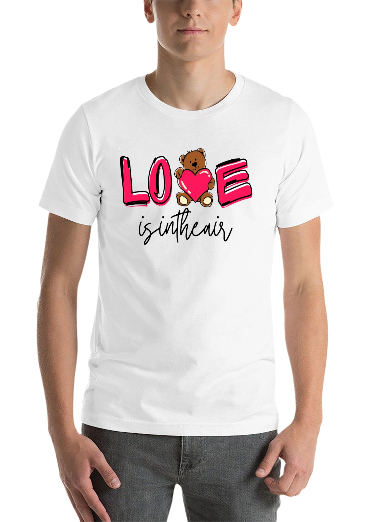 Black Love is in the Air T-Shirt Valentine's Day view 14