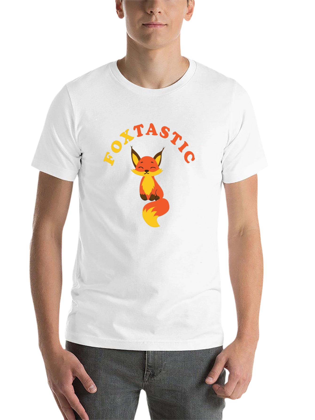Black Foxtastic Graphic Tee - Cute Fox Design view 14