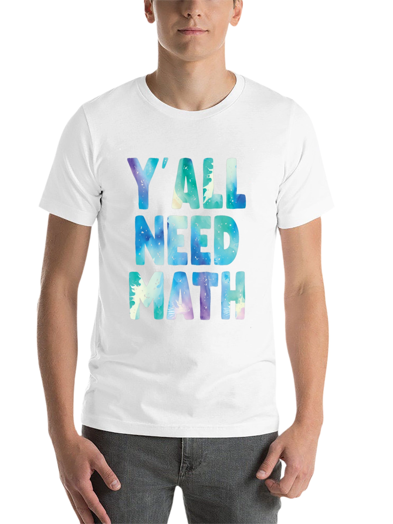 Black Y'all Need Math T-Shirt - Funny Graphic Tee view 14