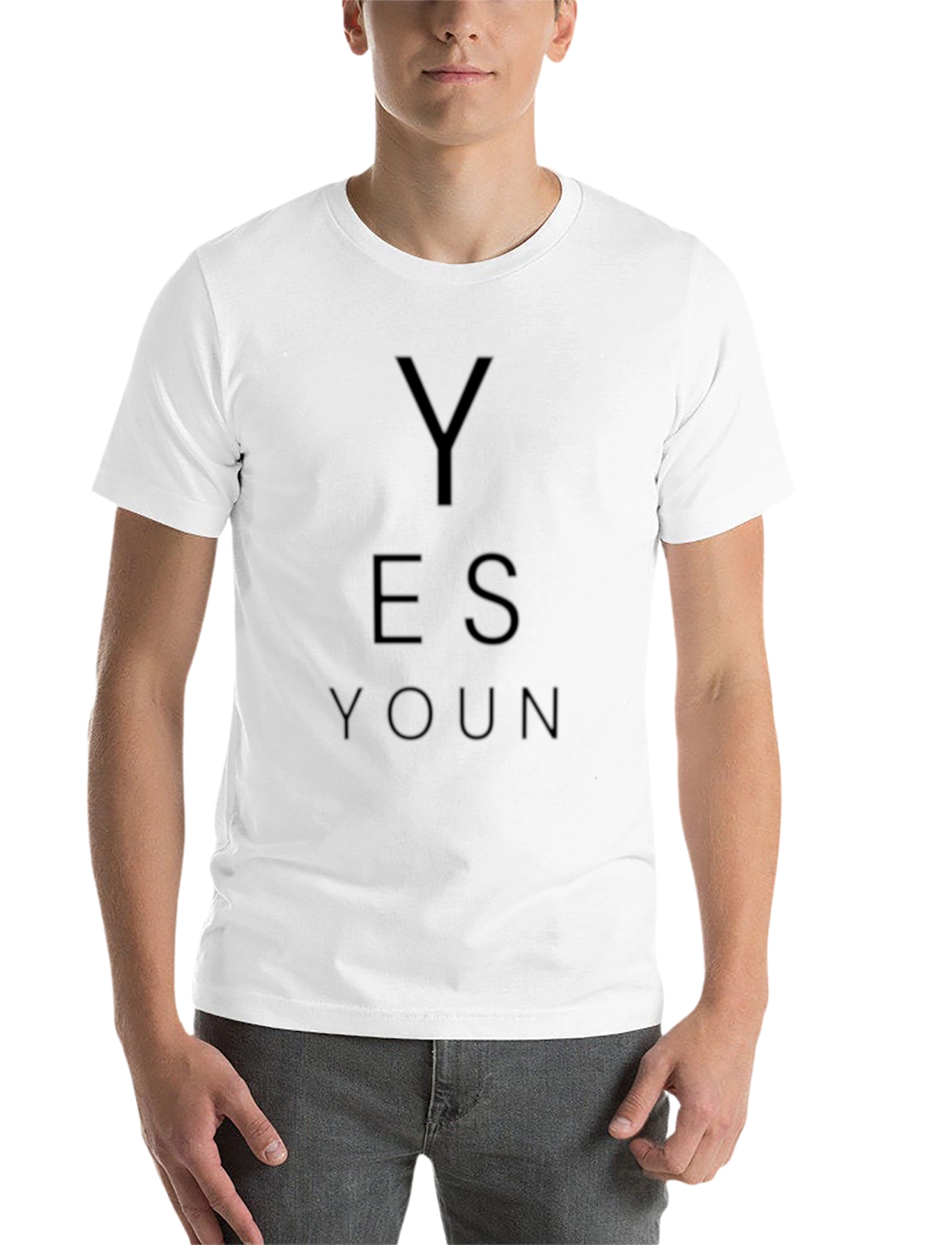 Black Yes Youn Black Graphic Tee view 14
